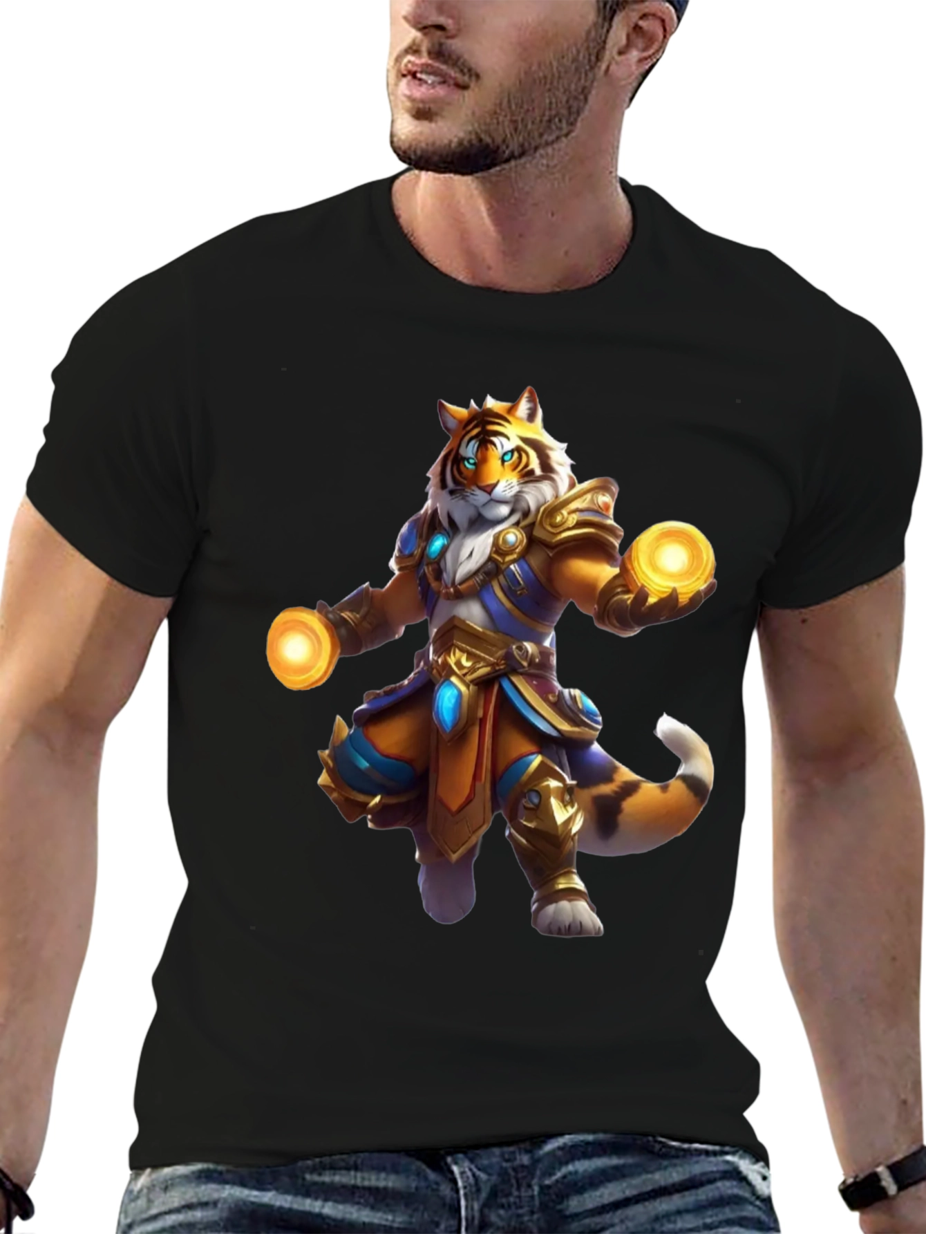 Tiger Warrior Graphic T-Shirt