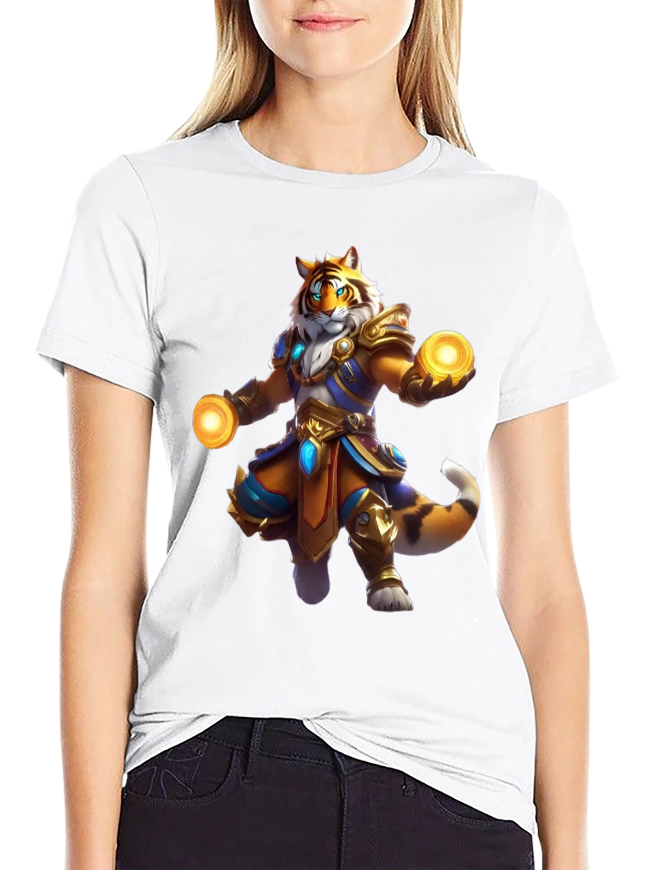 Tiger Warrior Graphic T-Shirt