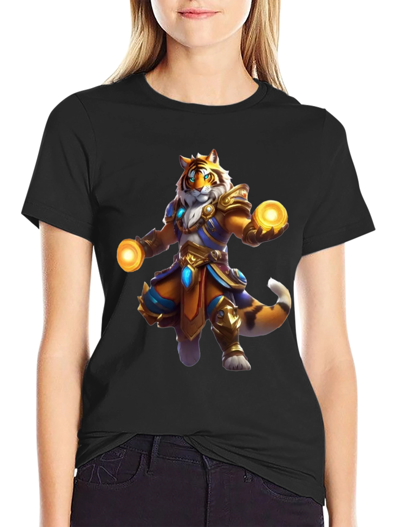 Tiger Warrior Graphic T-Shirt