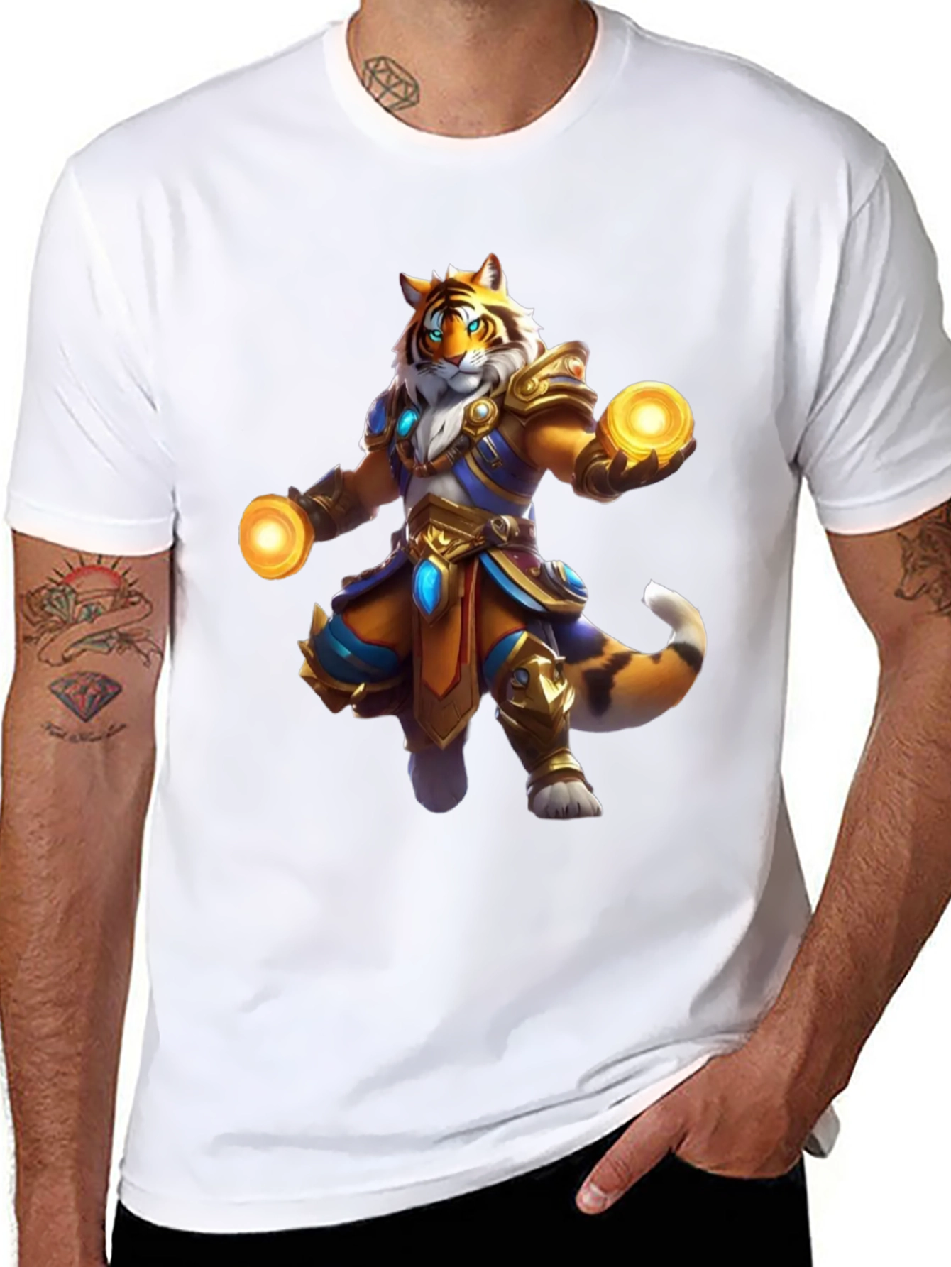 Tiger Warrior Graphic T-Shirt