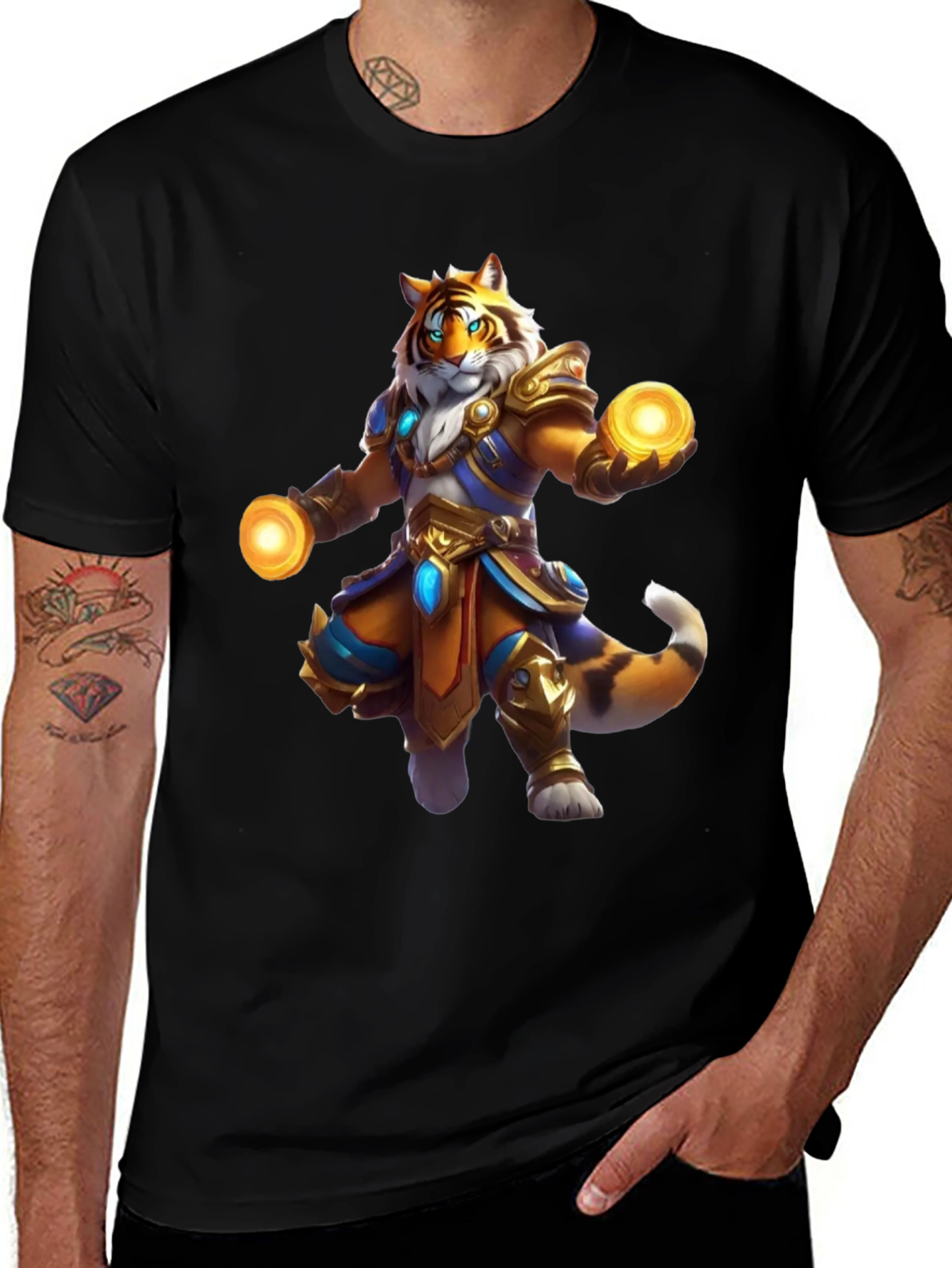 Tiger Warrior Graphic T-Shirt