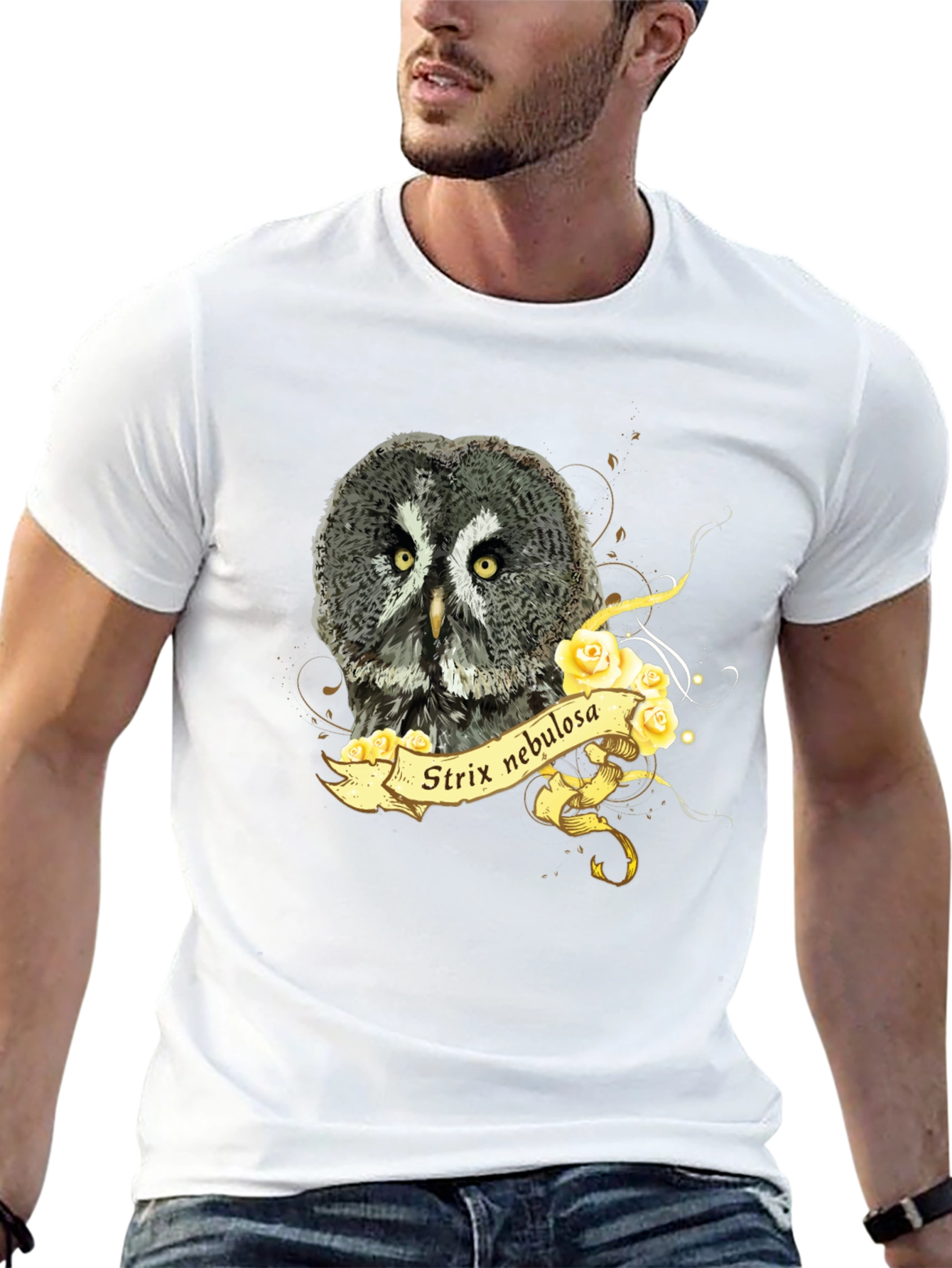 Strix Nebulosa Owl Graphic Tee