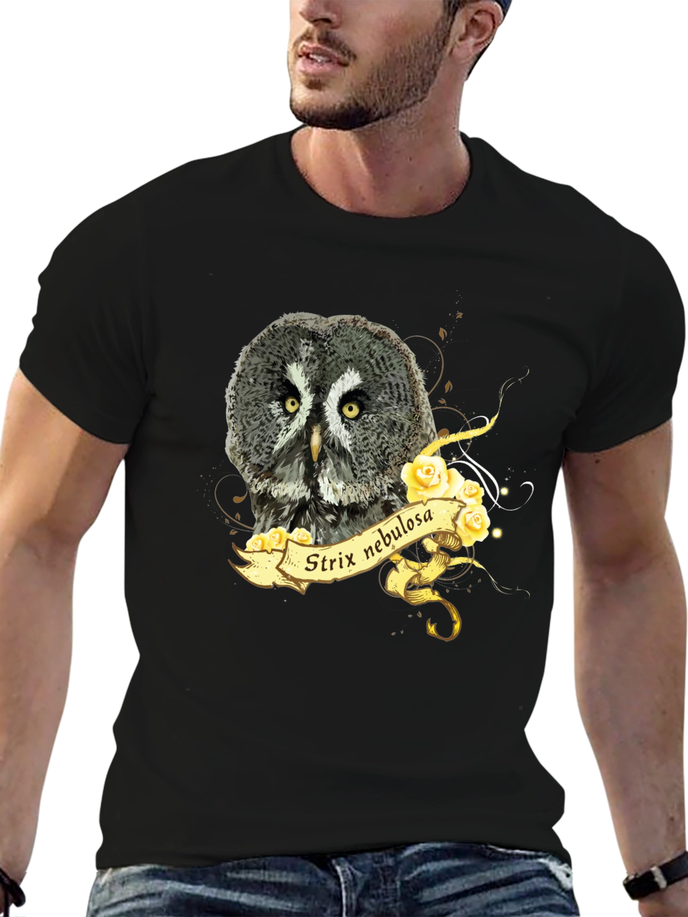 Strix Nebulosa Owl Graphic Tee