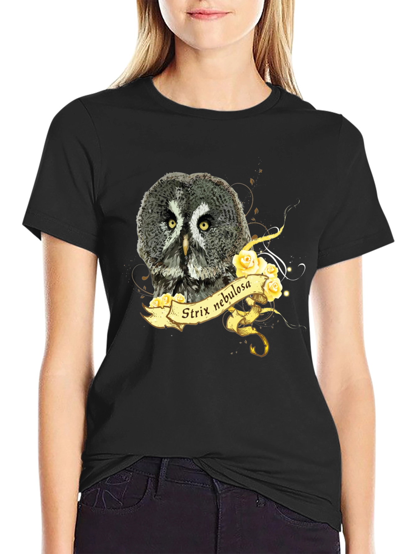 Strix Nebulosa Owl Graphic Tee