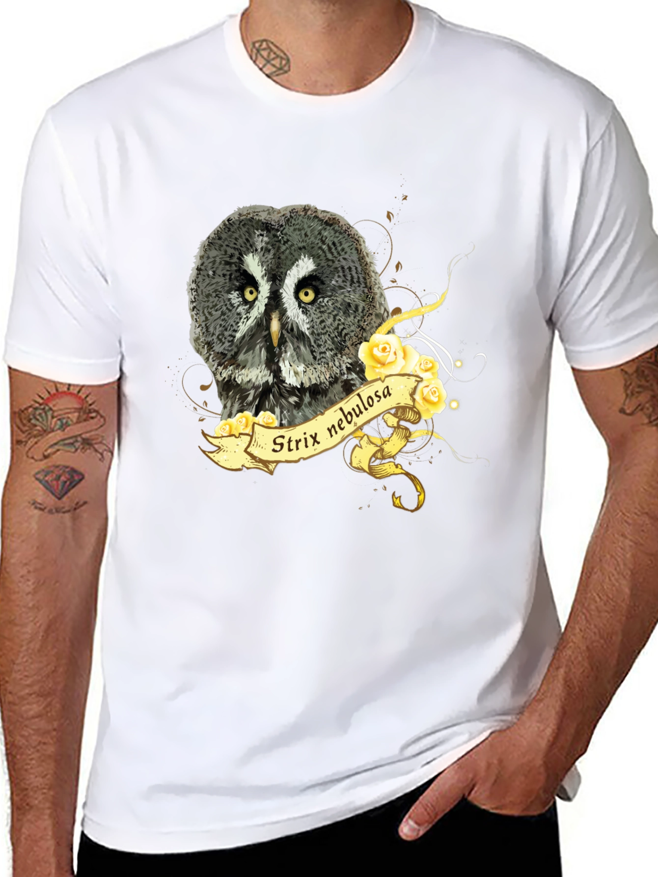 Strix Nebulosa Owl Graphic Tee