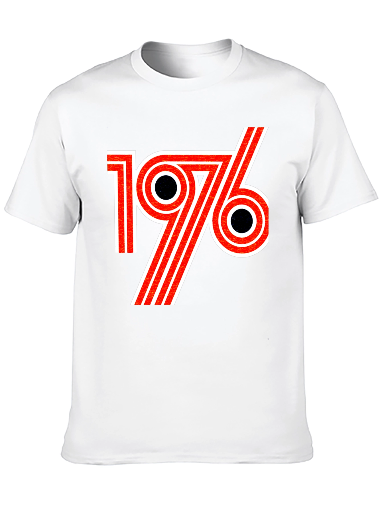 Retro 1976 Graphic T-Shirt - Black