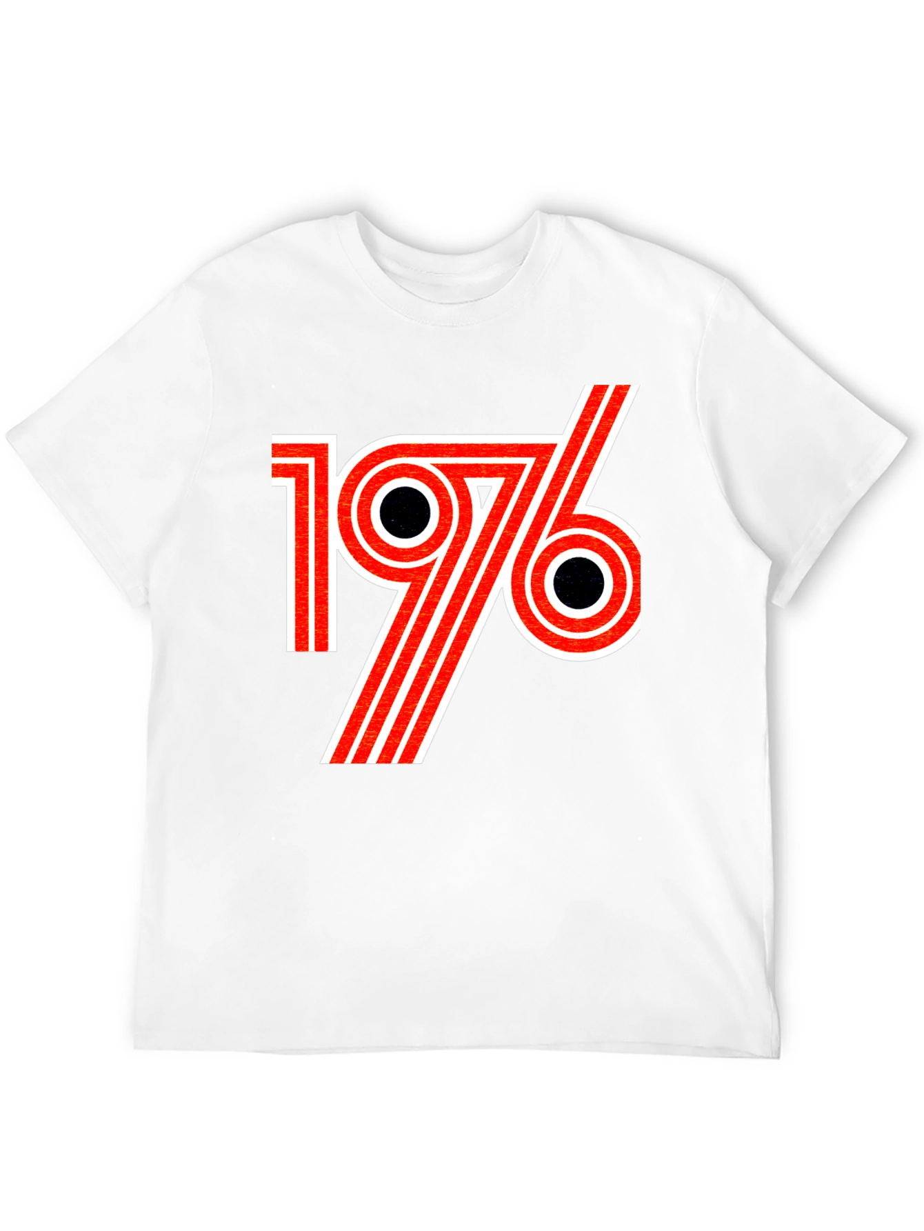 Retro 1976 Graphic T-Shirt - Black