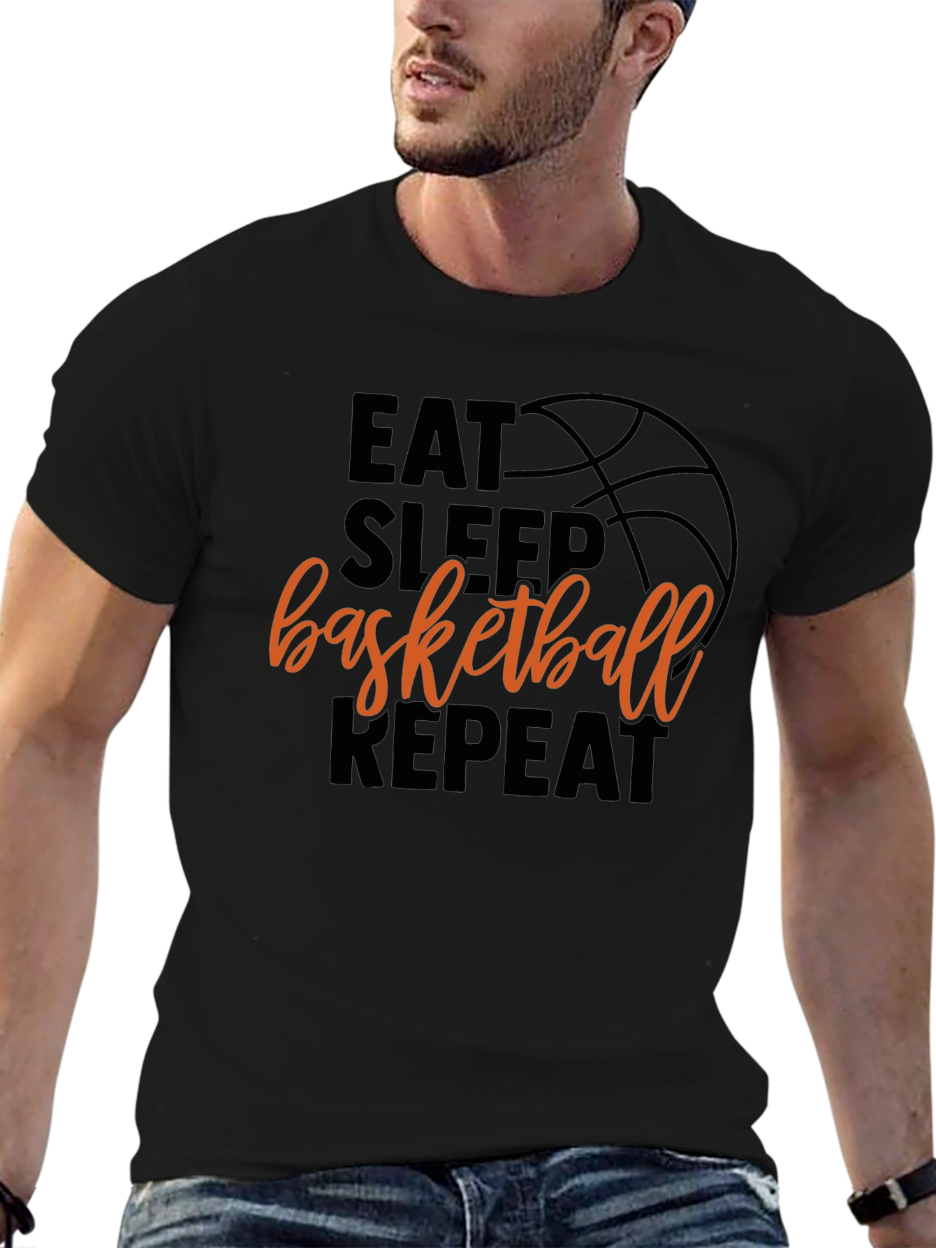 Eat Sleep Basketball Repeat T-Shirt