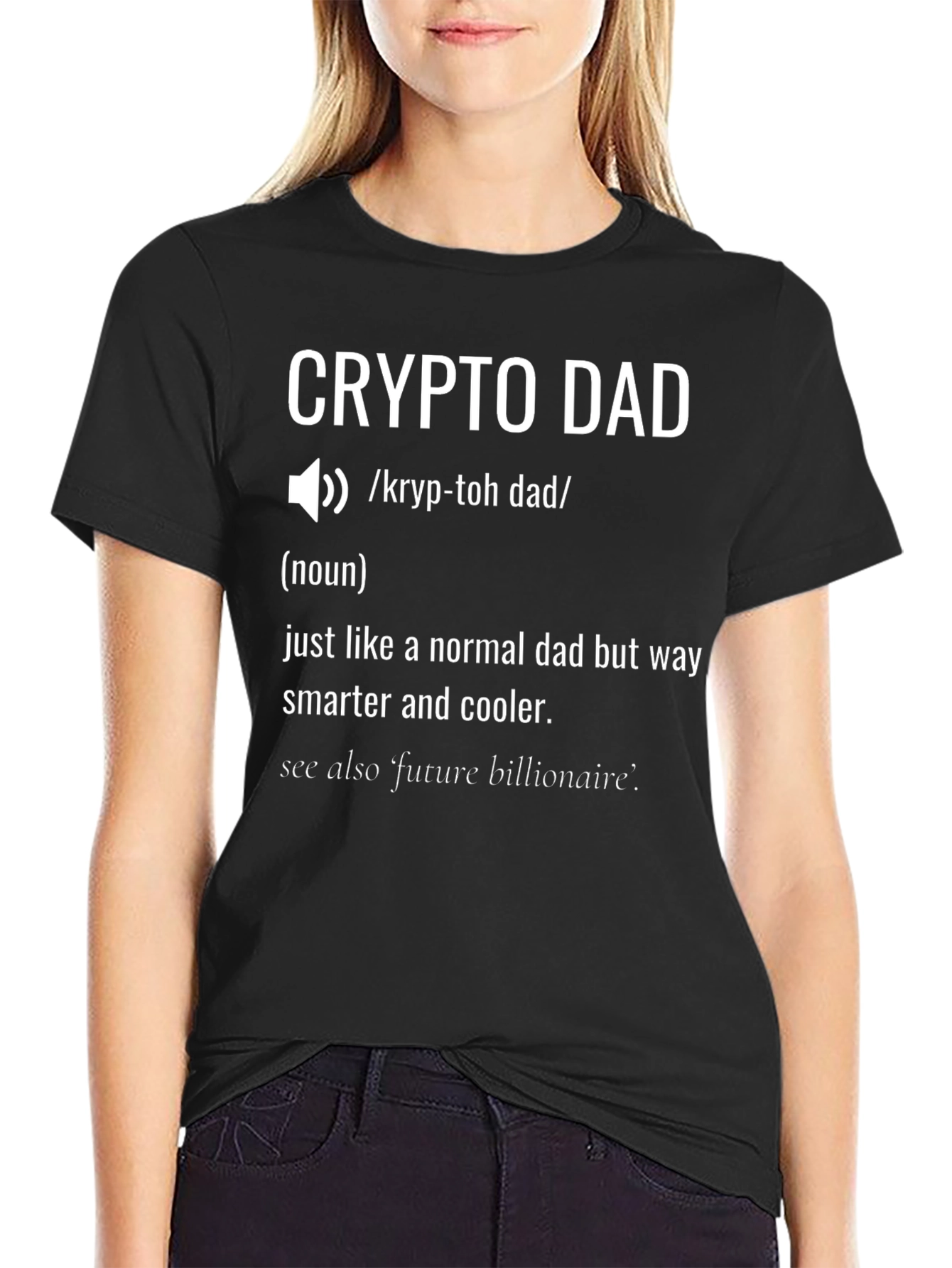 Crypto Dad T-Shirt - Definition Funny Fathers Day Gift
