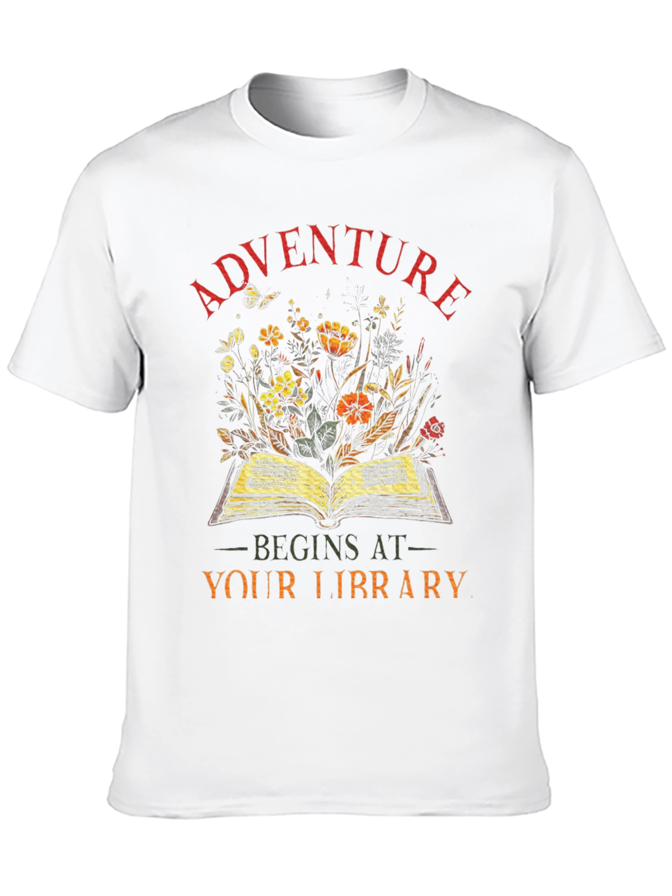 Adventure Begins at Your Library T-Shirt
