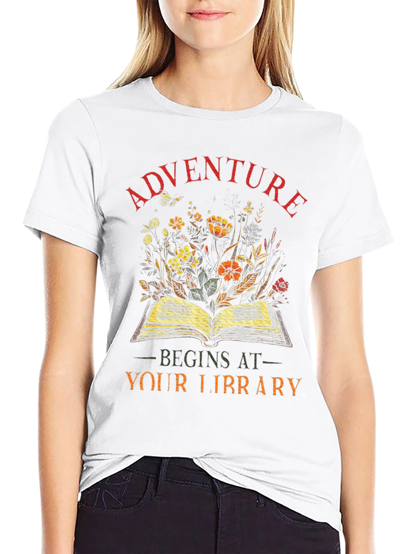 Adventure Begins at Your Library T-Shirt