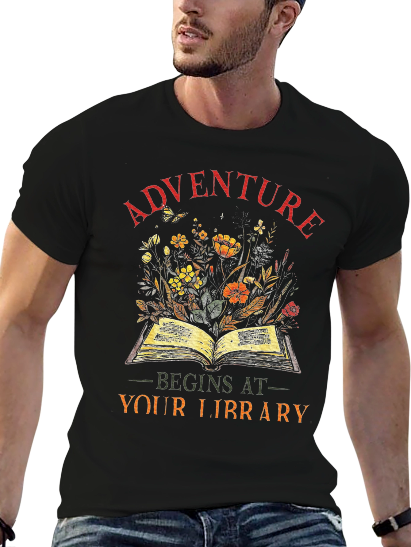 Adventure Begins at Your Library T-Shirt
