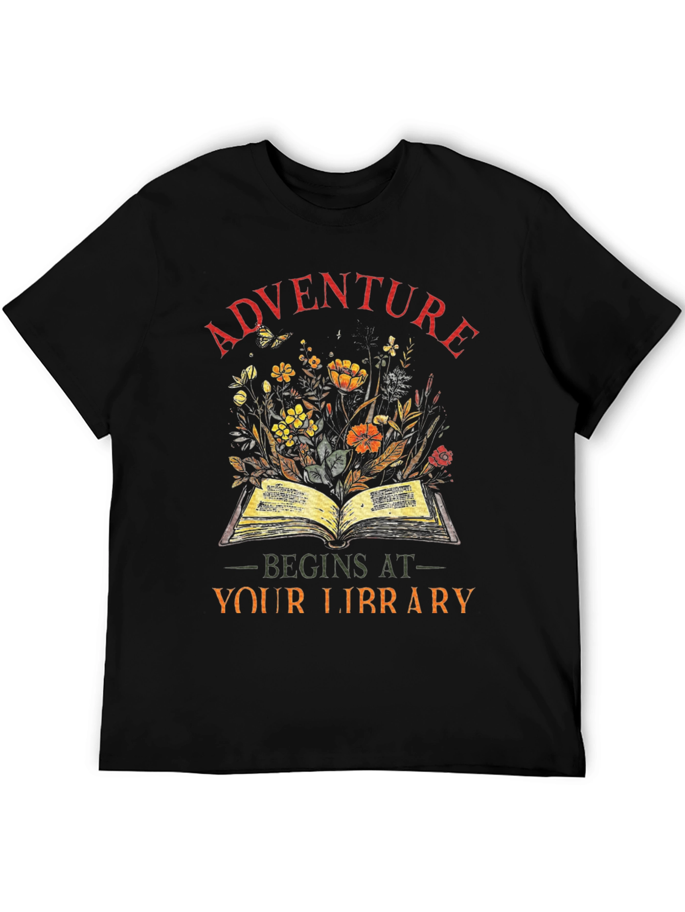 Adventure Begins at Your Library T-Shirt
