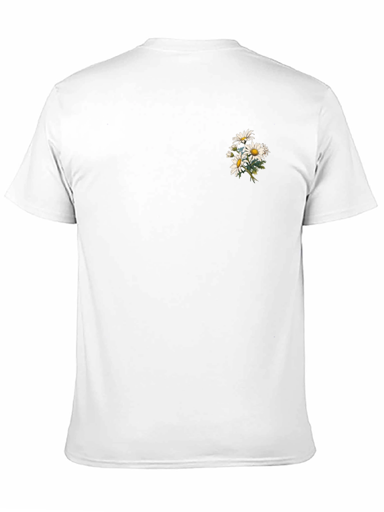 Black Daisy Graphic Tee - Stylish & Casual