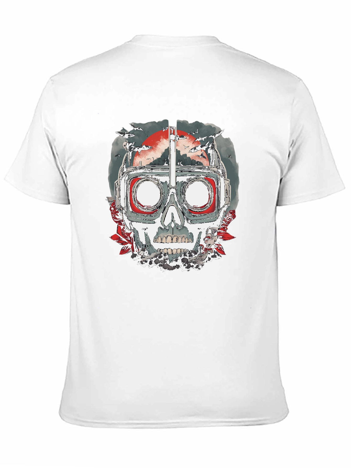 Skull Goggles T-Shirt - Edgy Graphic Tee
