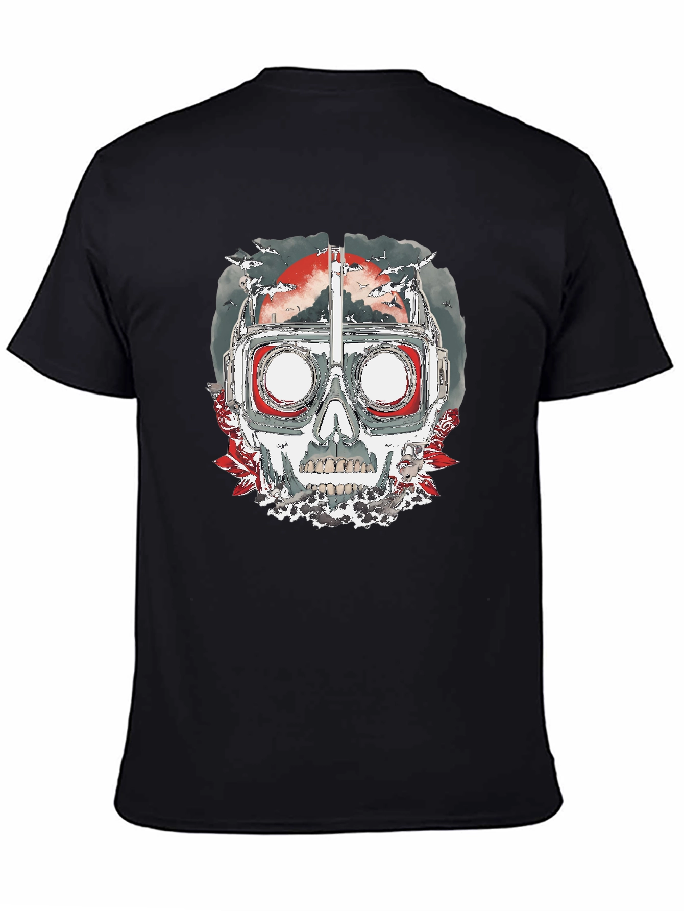 Skull Goggles T-Shirt - Edgy Graphic Tee