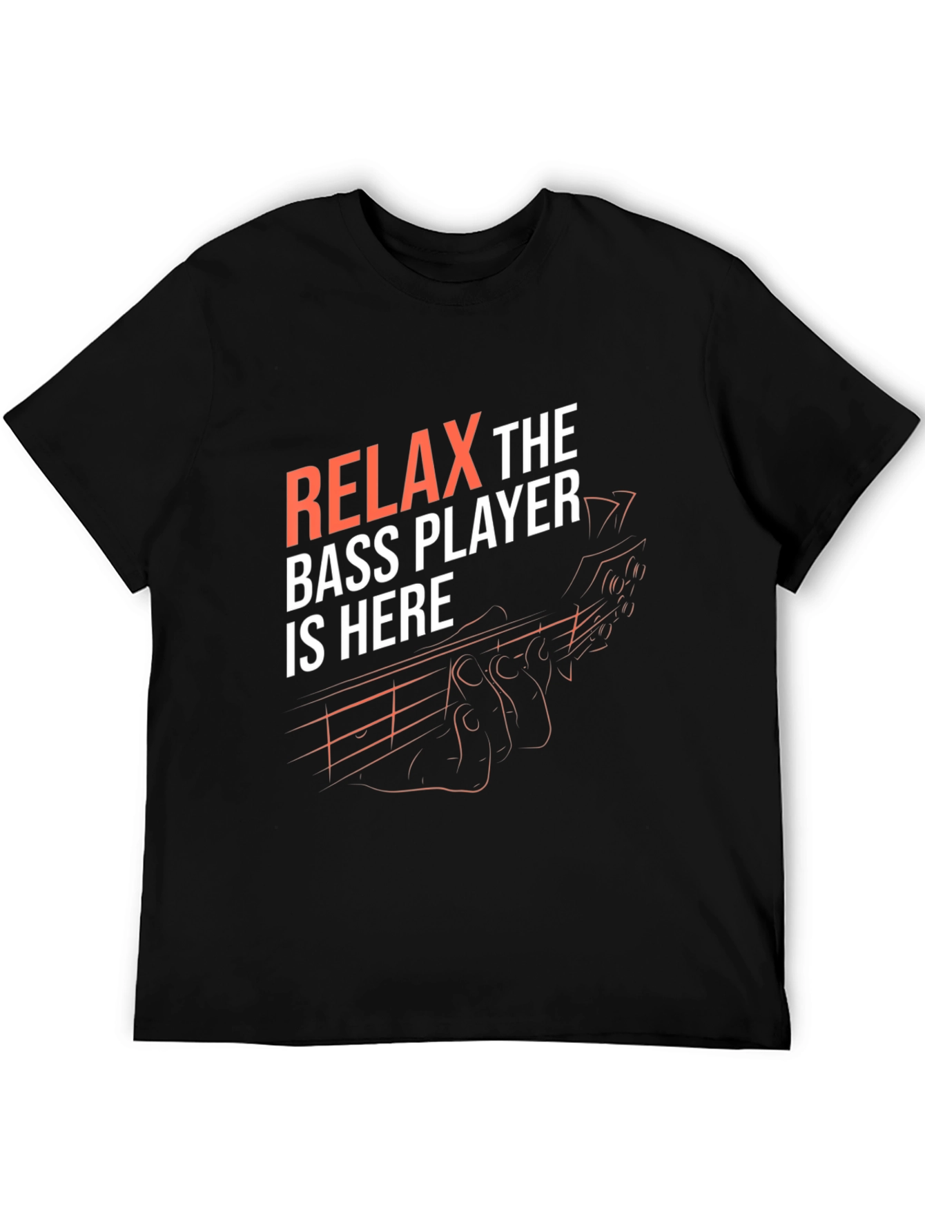 Relax Bass Player Graphic T-Shirt