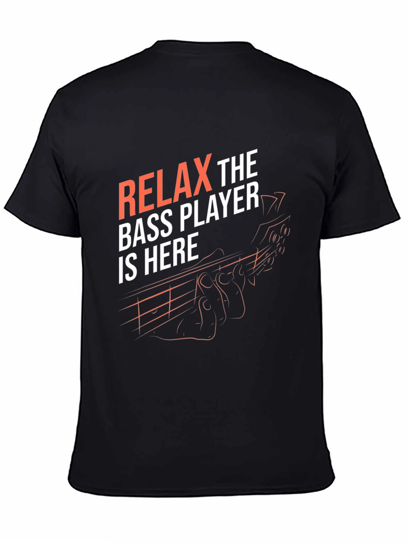 Relax Bass Player Graphic T-Shirt