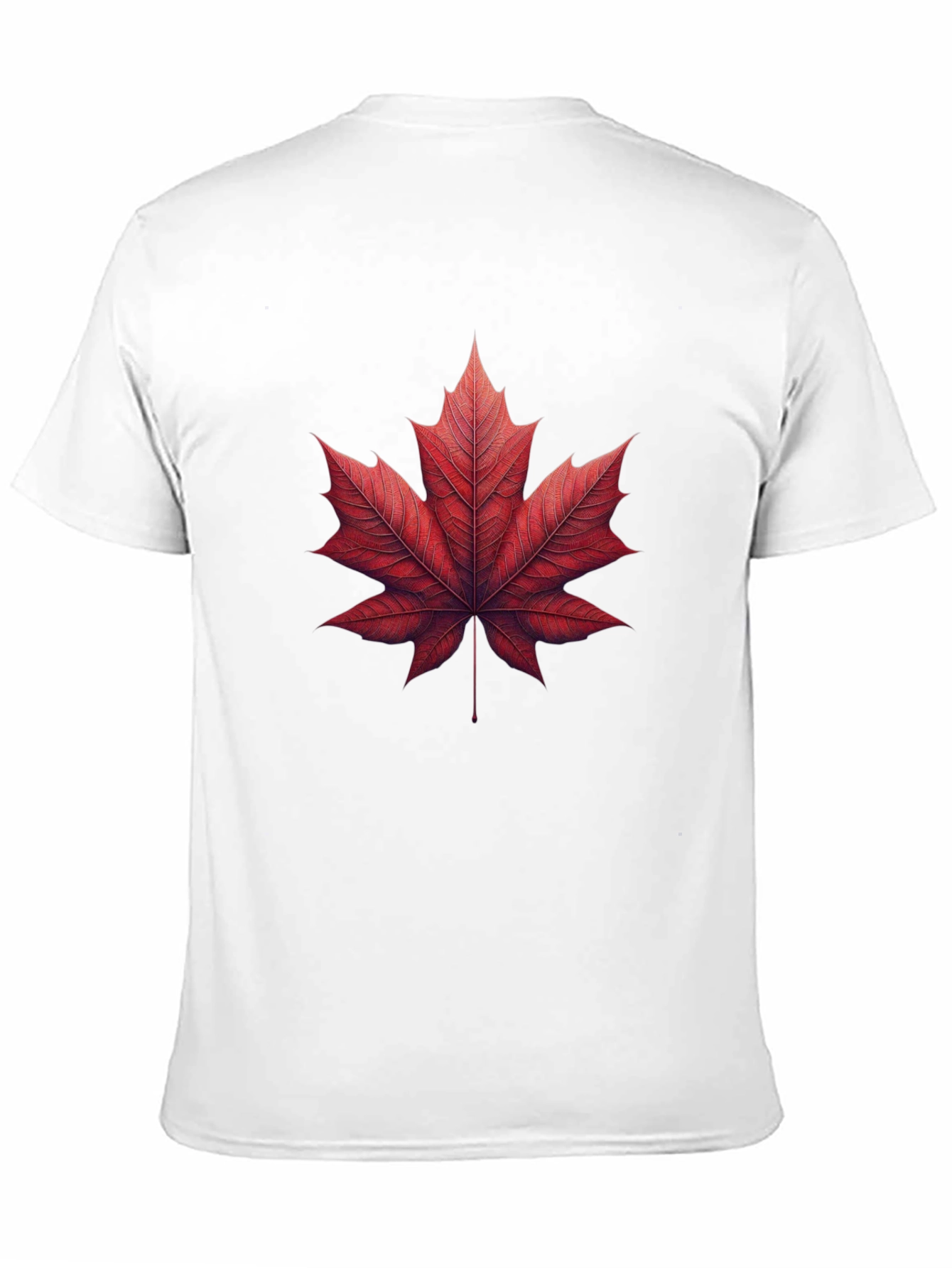 Maple Leaf Graphic Tee - Black Casual Shirt