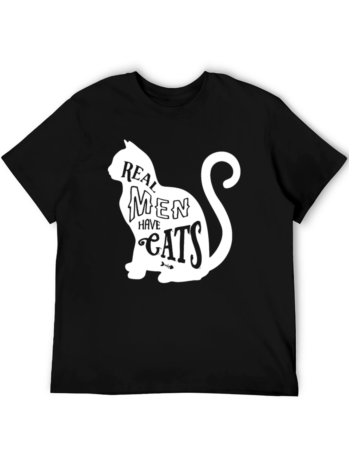 Real Men Have Cats Graphic Tee