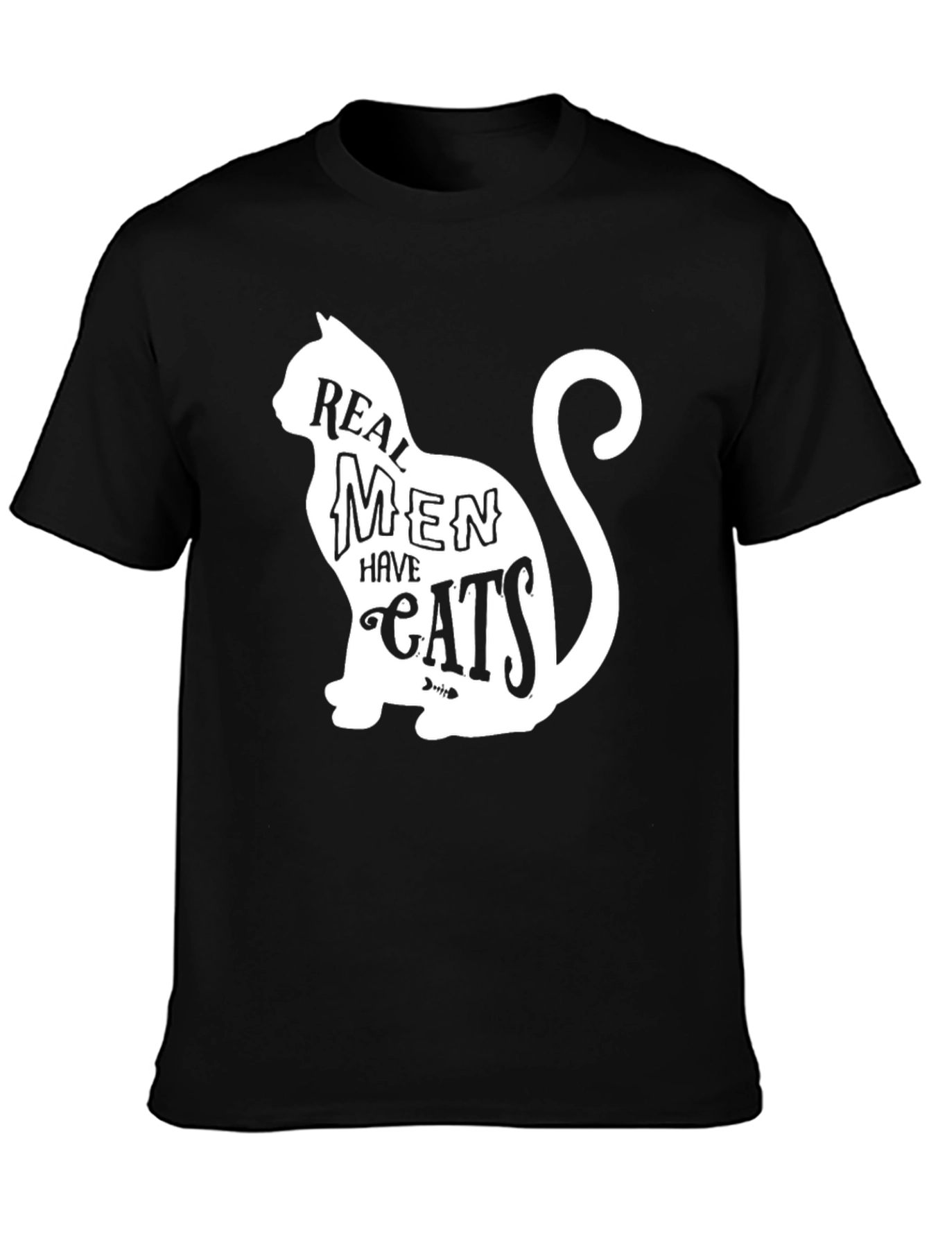 Real Men Have Cats Graphic Tee
