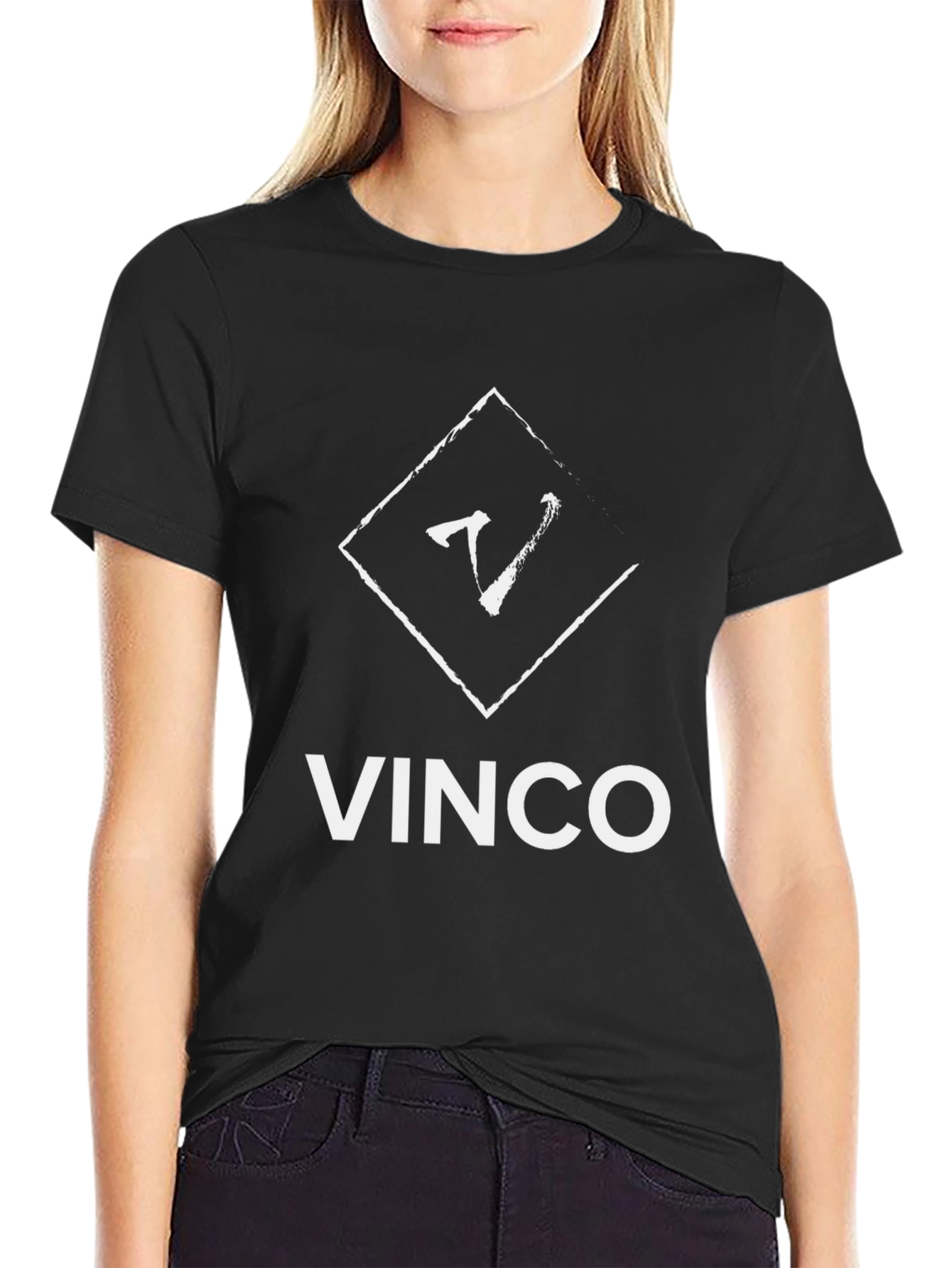 Vinco Graphic Tee - Black