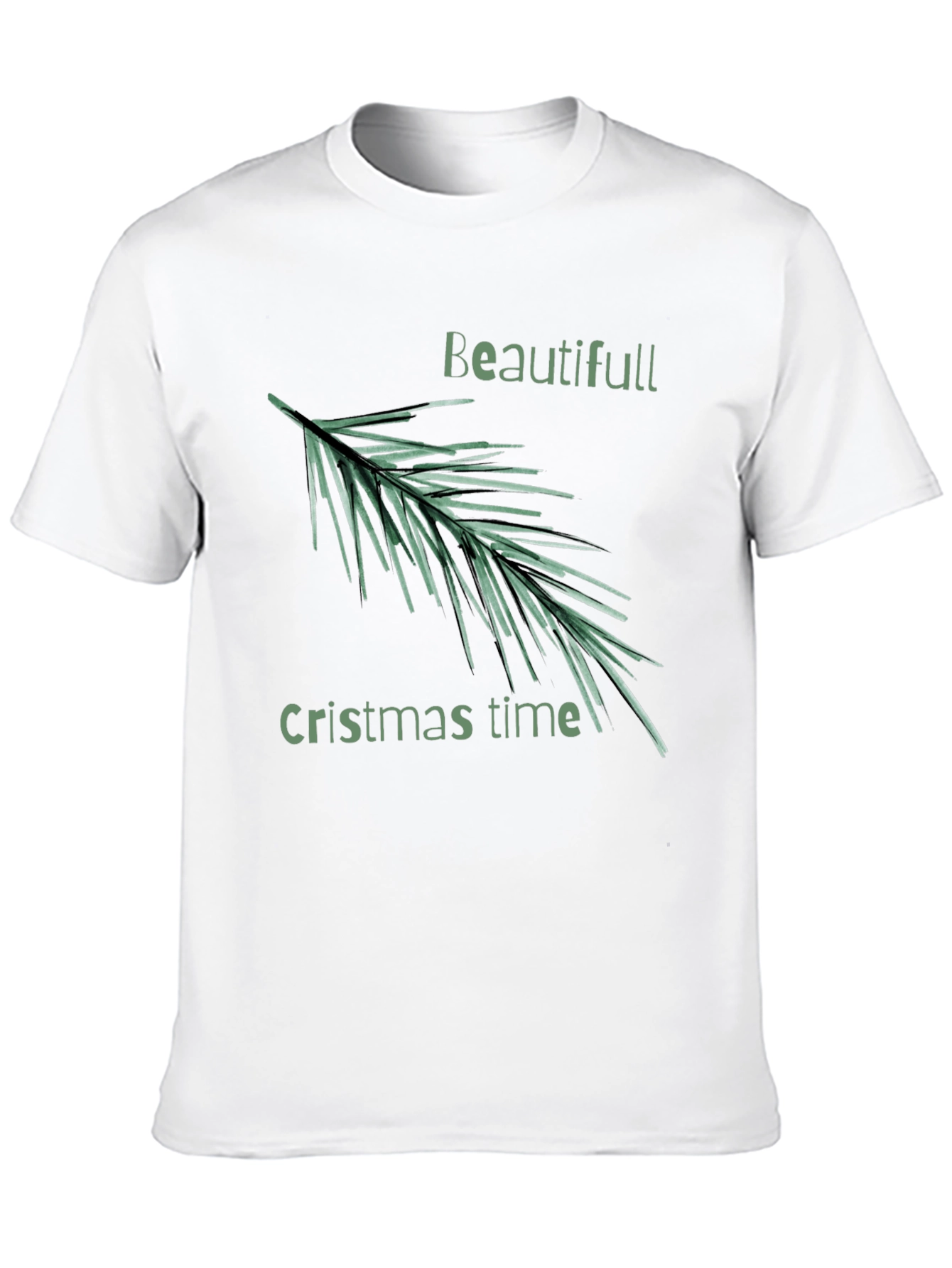 Festive Christmas Time Graphic Tee
