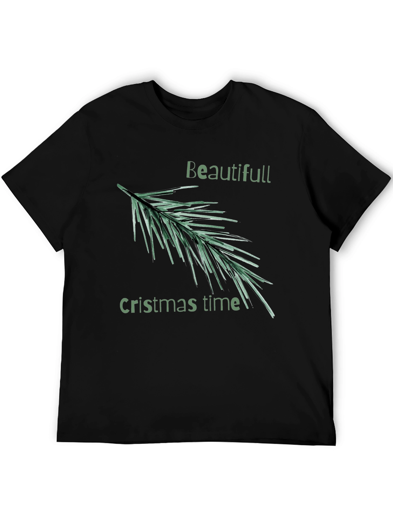 Festive Christmas Time Graphic Tee