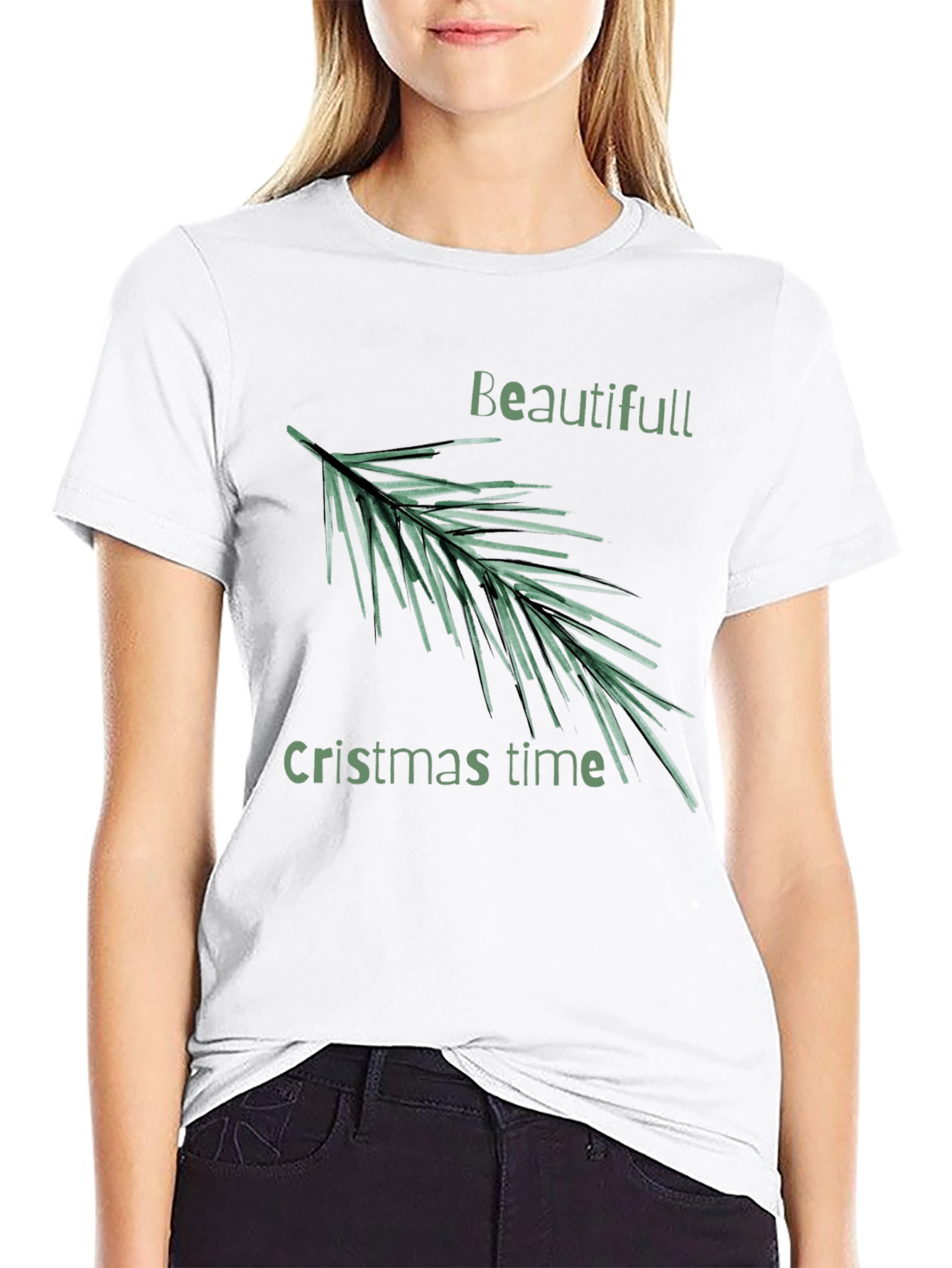 Festive Christmas Time Graphic Tee