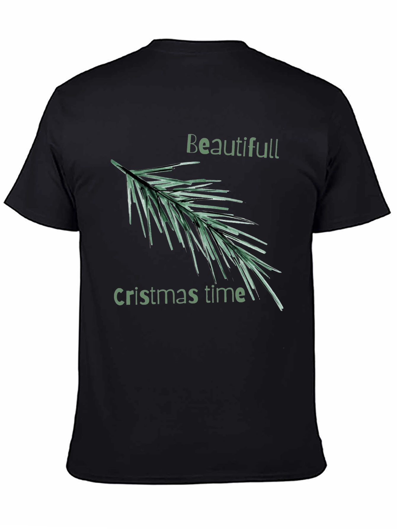 Festive Christmas Time Graphic Tee