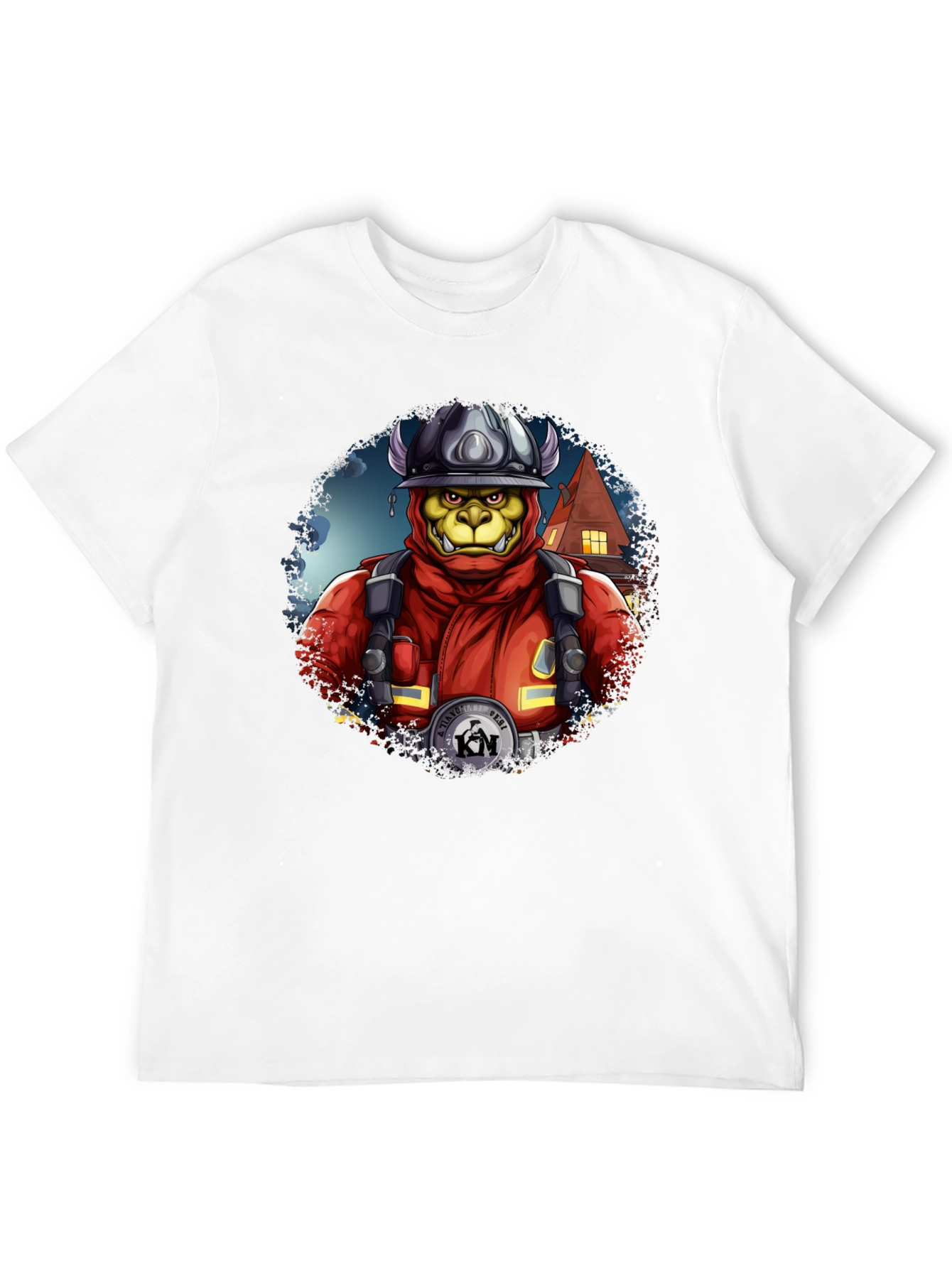 Monster Firefighter Graphic Tee