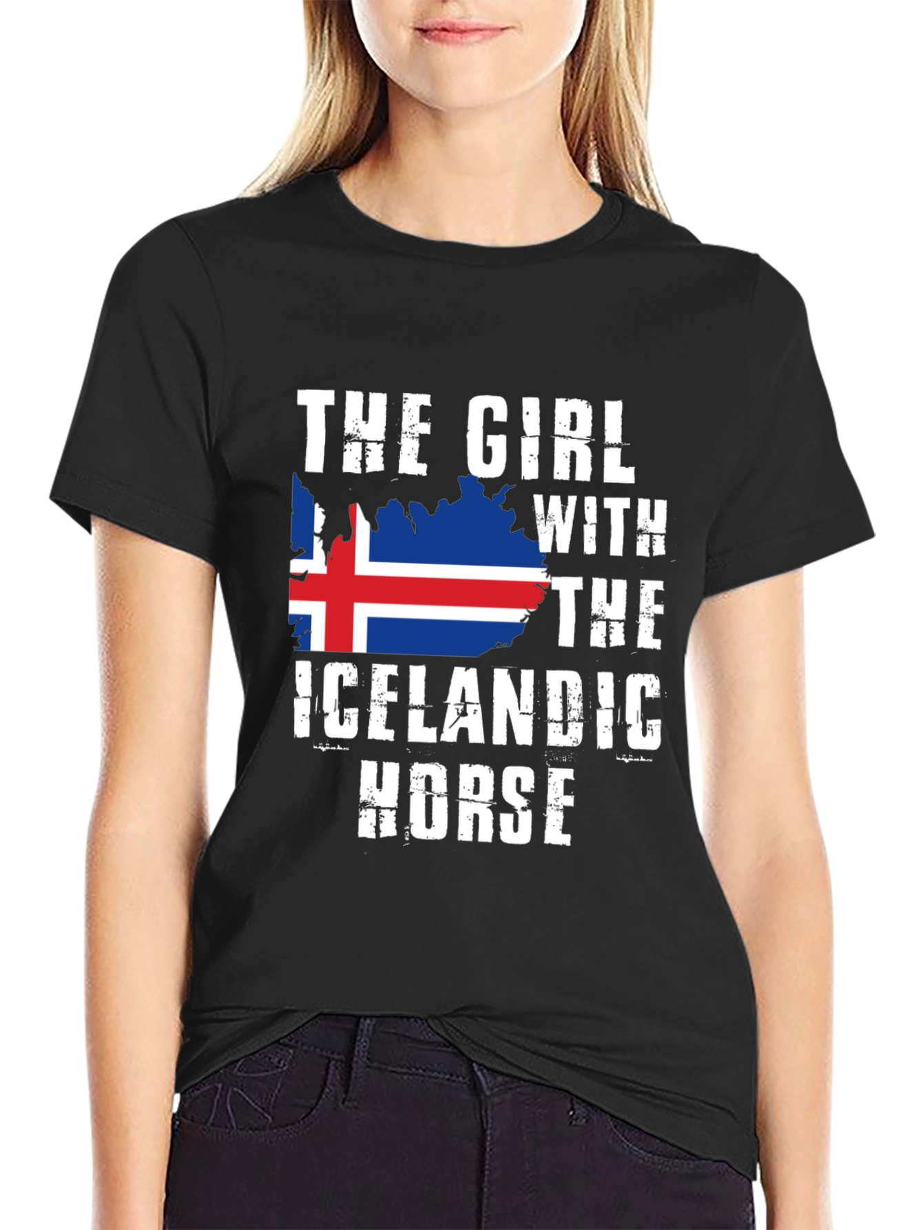 Icelandic Horse Girl T-Shirt