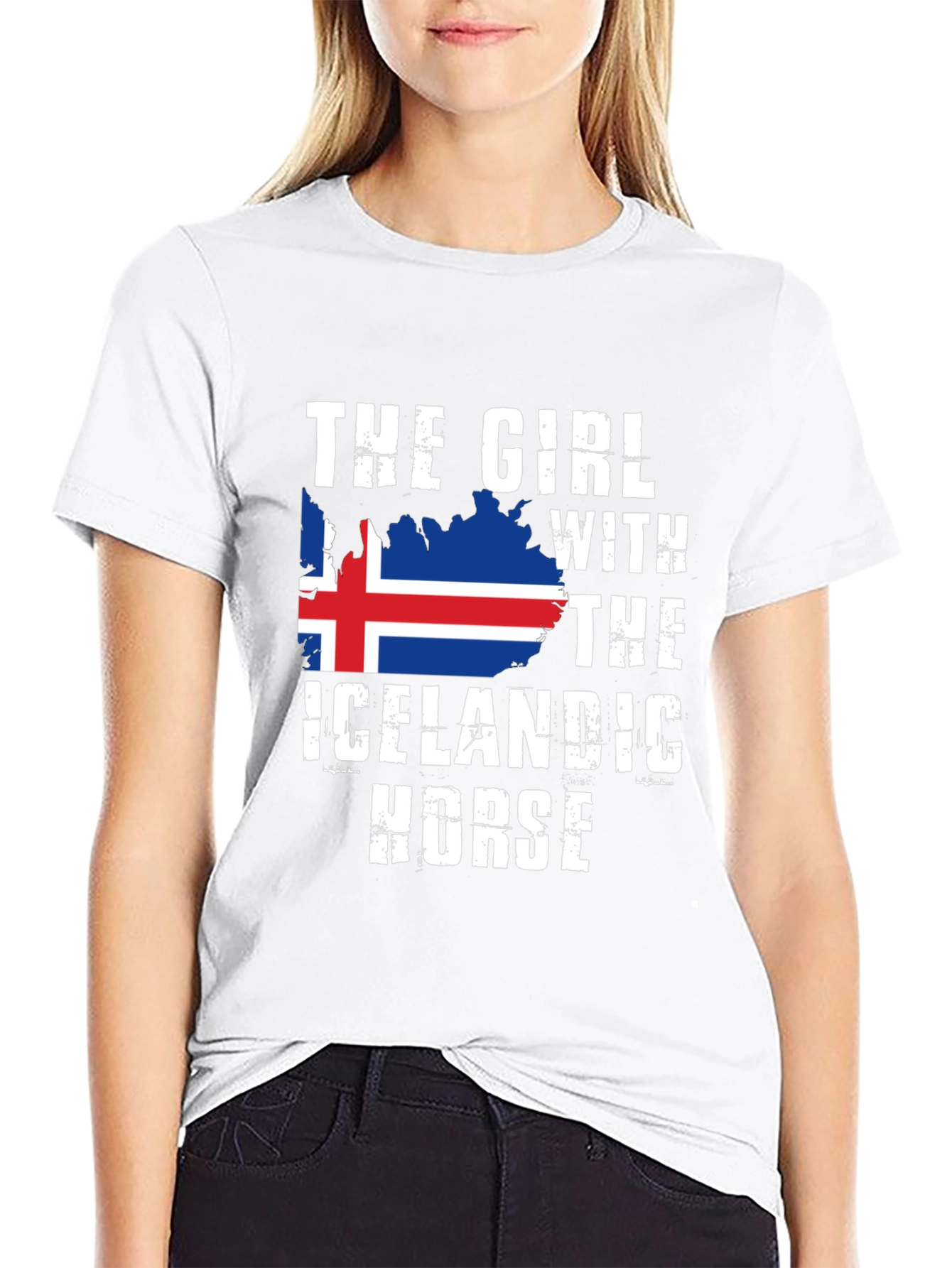 Icelandic Horse Girl T-Shirt