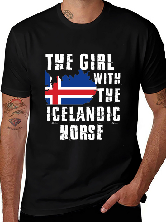 Icelandic Horse Girl T-Shirt