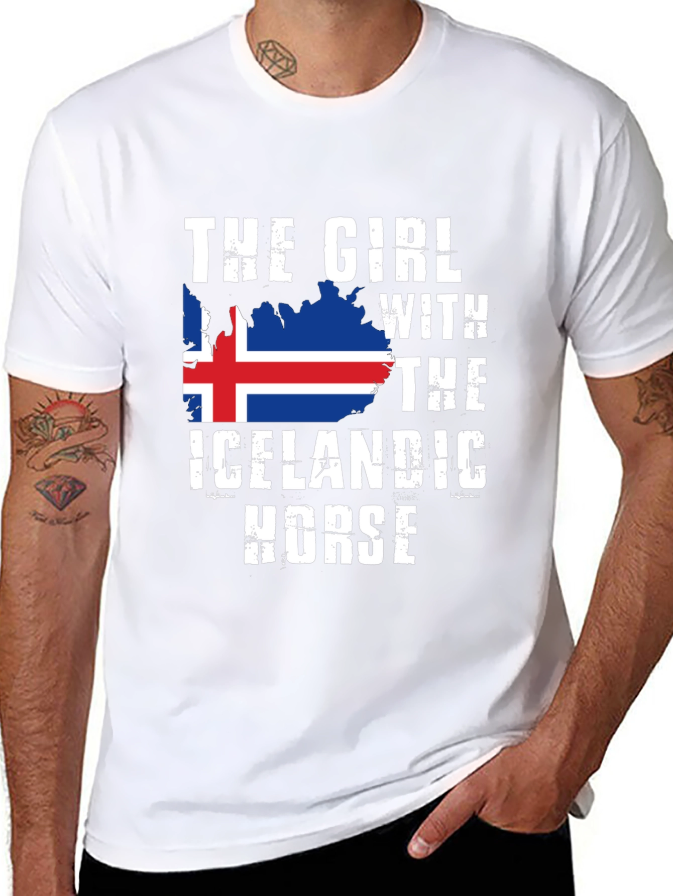 Icelandic Horse Girl T-Shirt