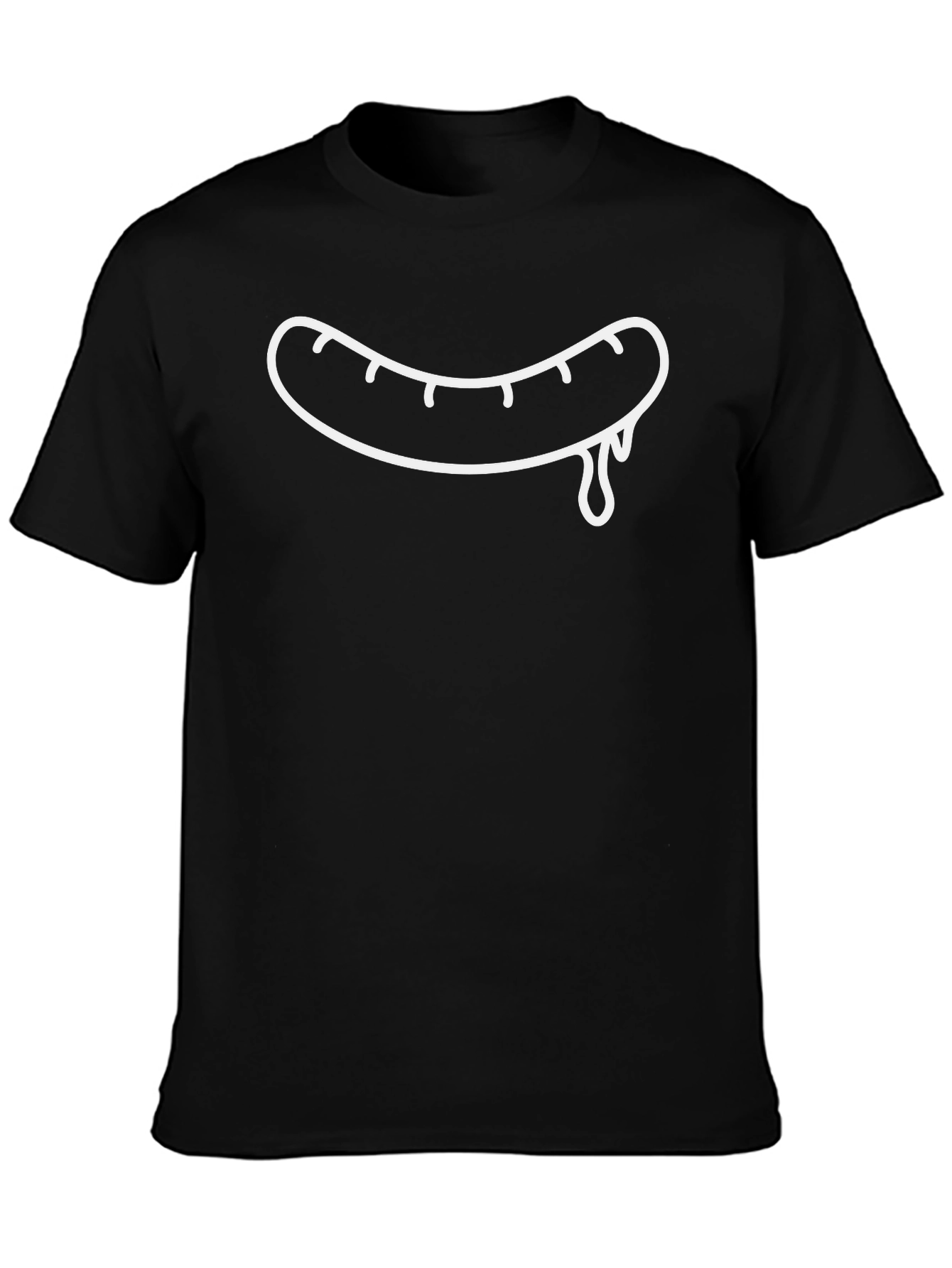 Funny Sausage Drip Graphic Tee - Unisex