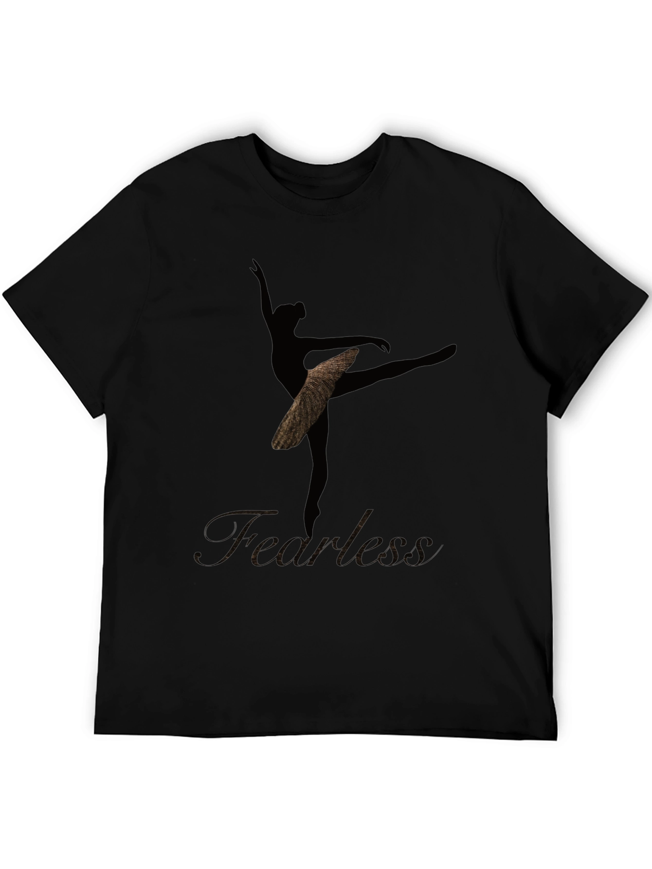 Fearless Ballerina Graphic Tee - Black