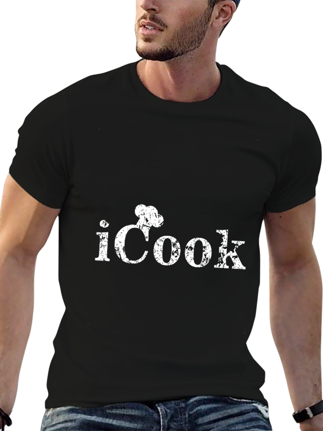 iCook Graphic T-Shirt - Funny Chef Design