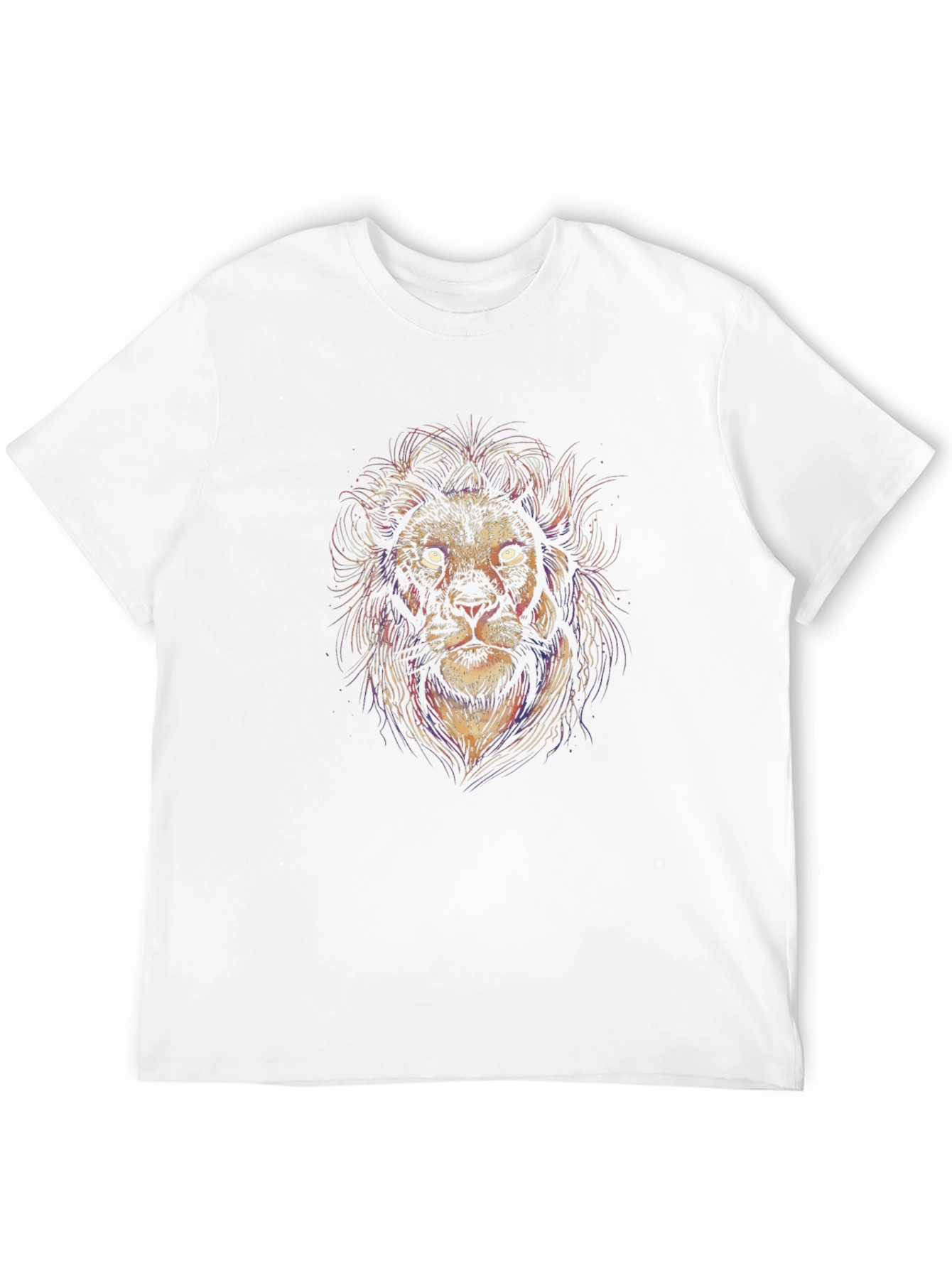 Lion Graphic Black T-Shirt