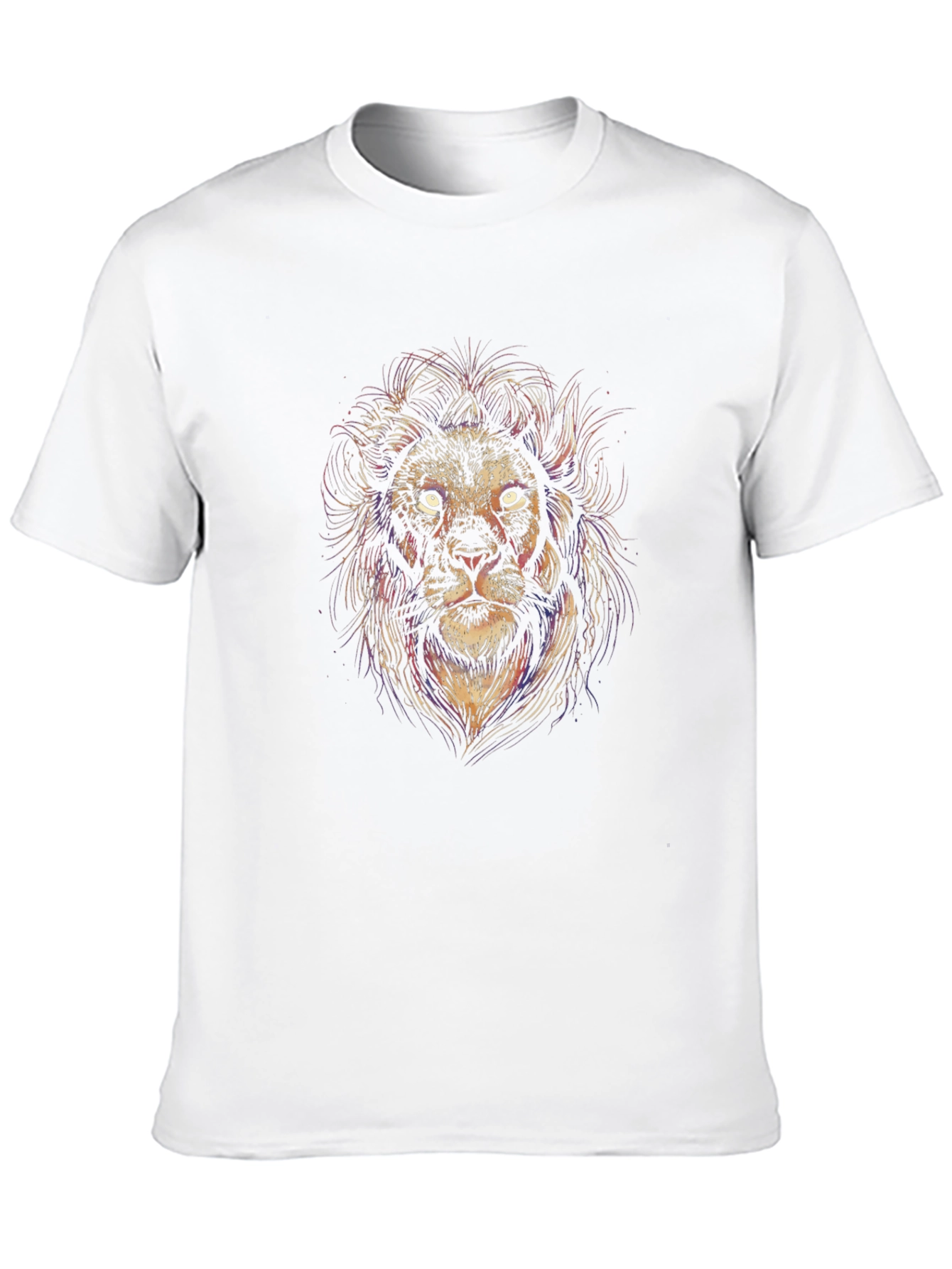 Lion Graphic Black T-Shirt