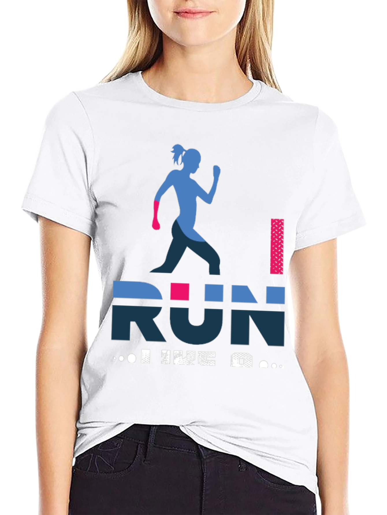 I Run Like a Girl Graphic Tee