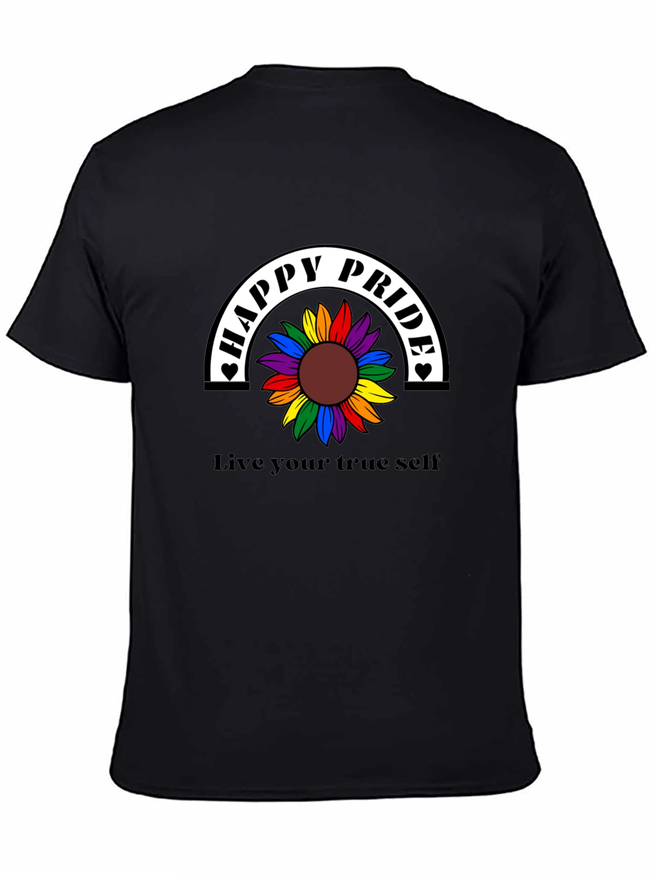 Happy Pride Rainbow Sunflower T-Shirt