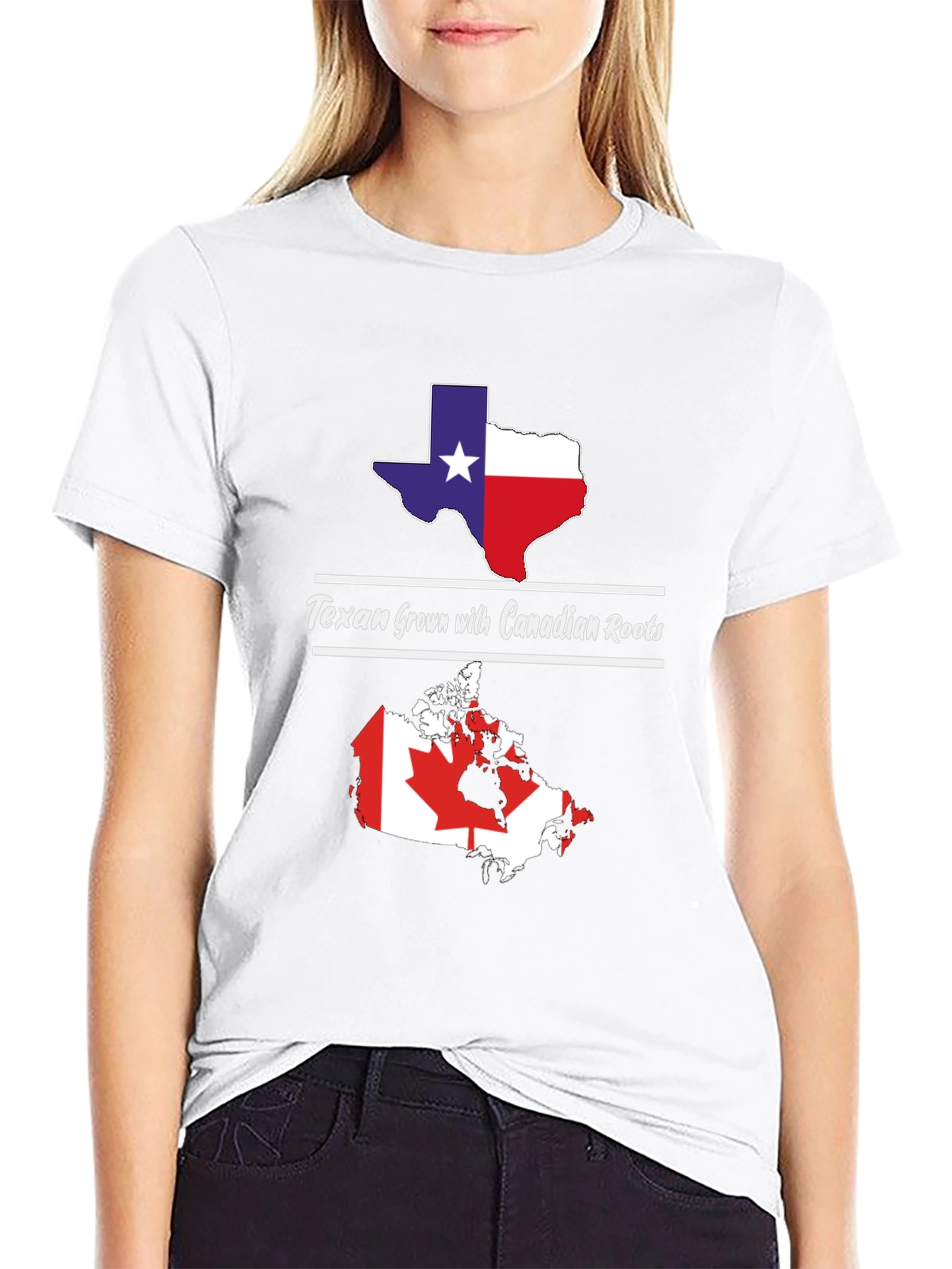 Texan Grown with Canadian Roots T-Shirt