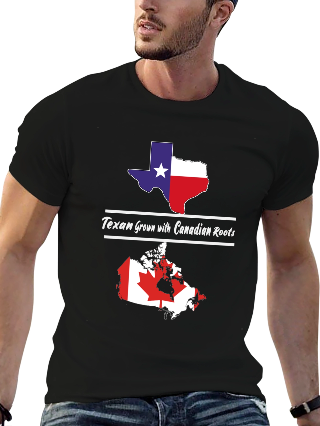 Texan Grown with Canadian Roots T-Shirt