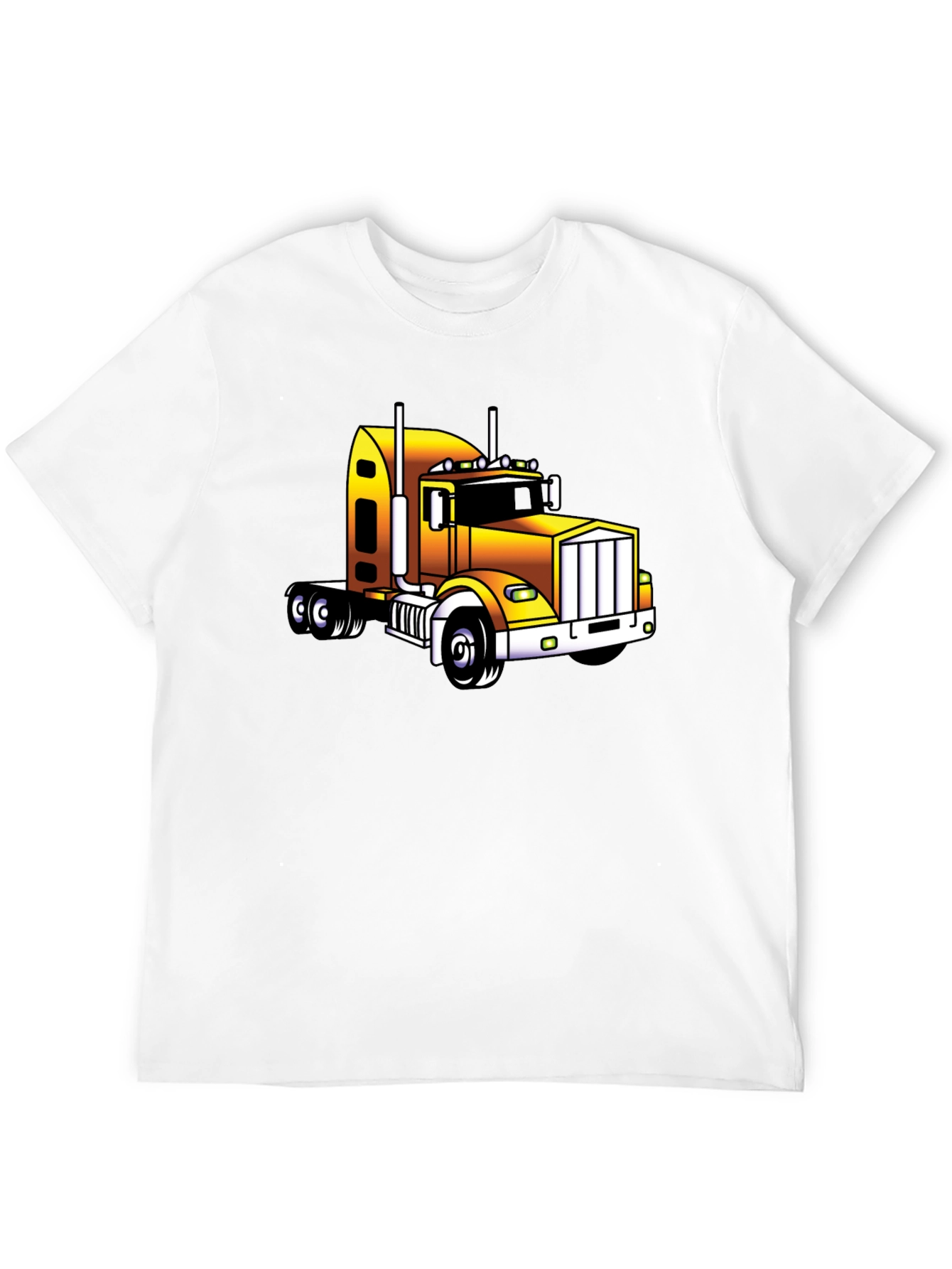 Truck Graphic Tee - Black T-Shirt for Men