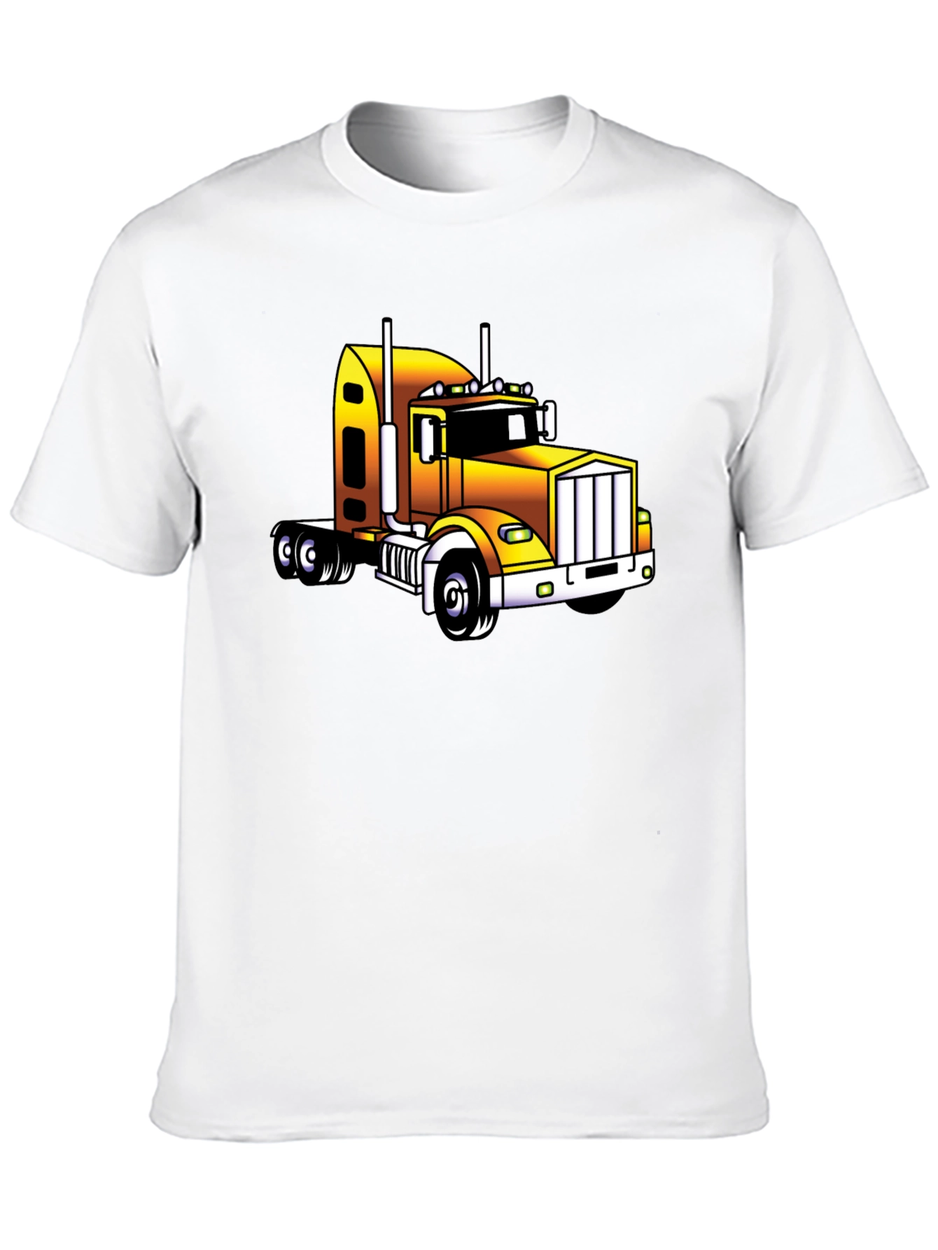 Truck Graphic Tee - Black T-Shirt for Men
