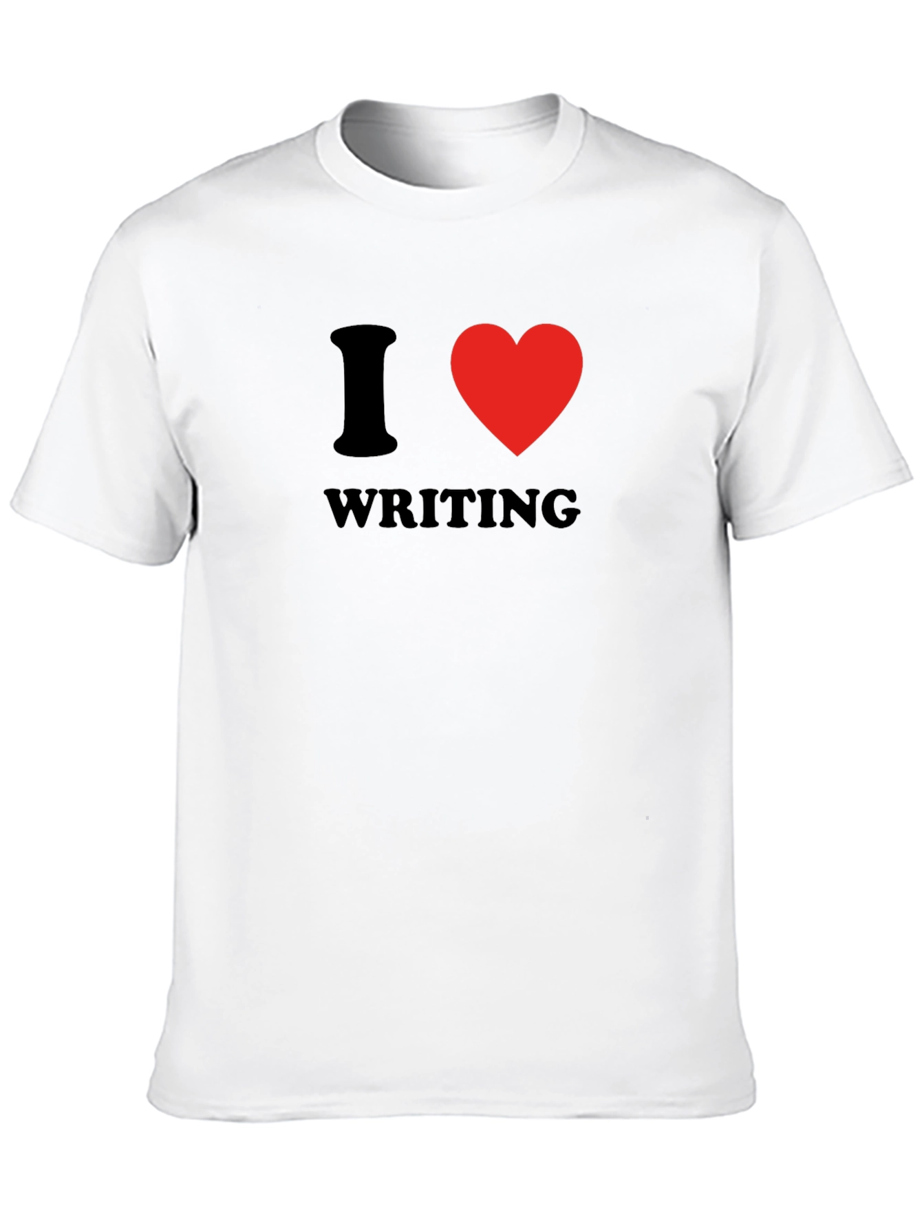 I Heart Writing Black Graphic Tee