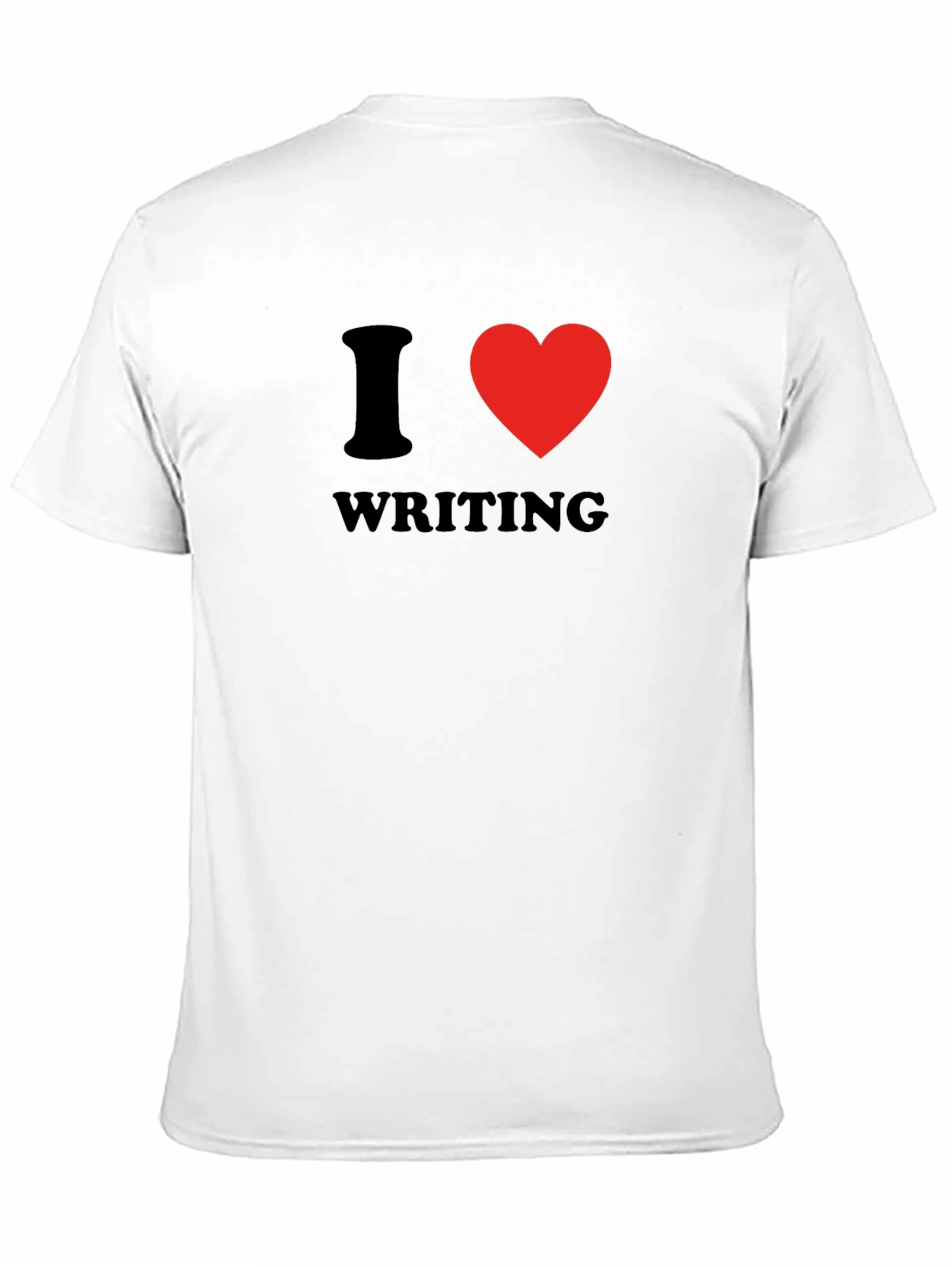 I Heart Writing Black Graphic Tee