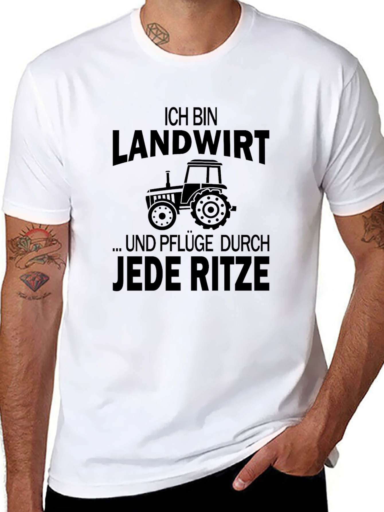 Ich Bin Landwirt T-Shirt - Farmer Tee