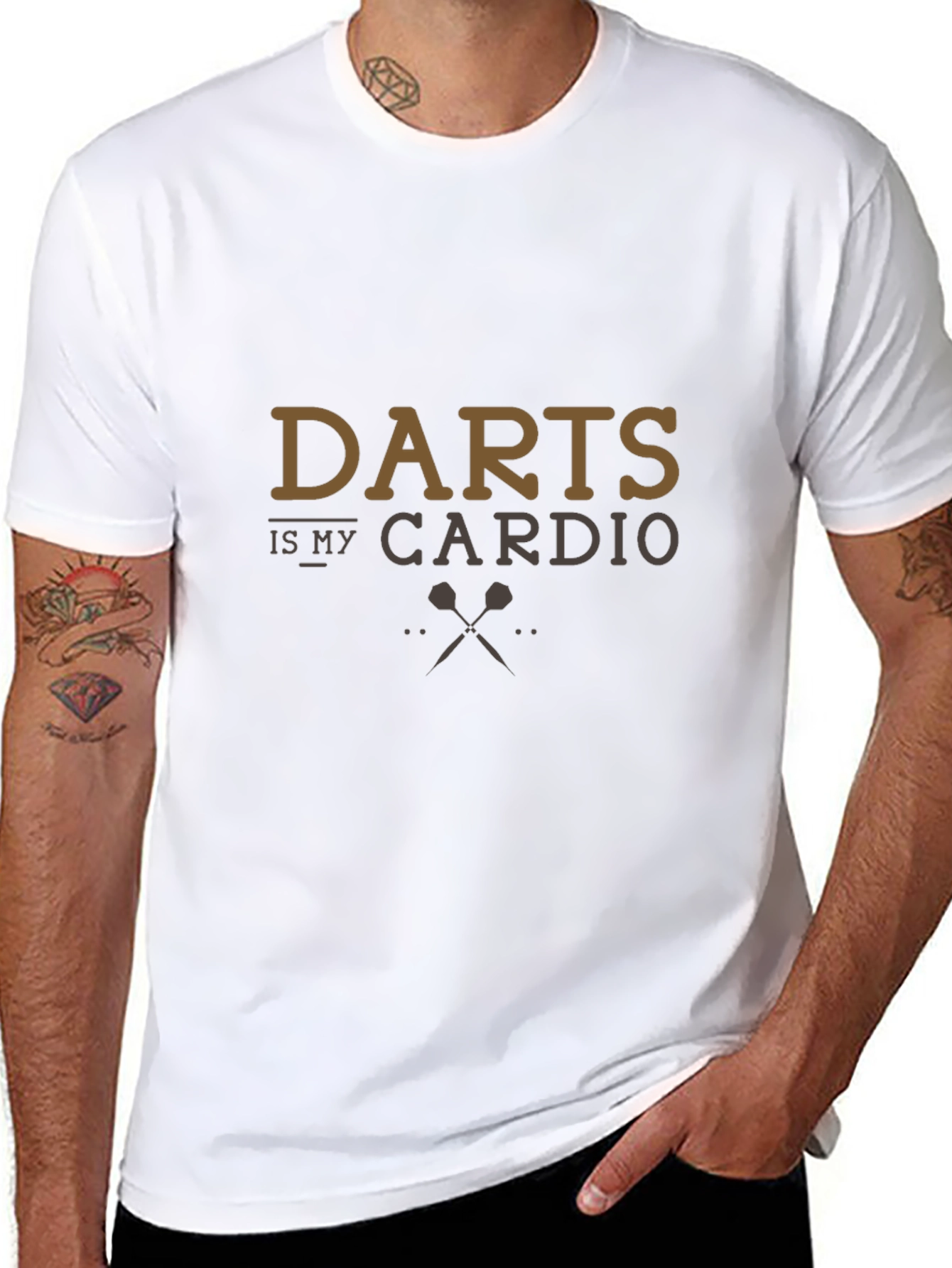 Darts is My Cardio - Funny T-Shirt